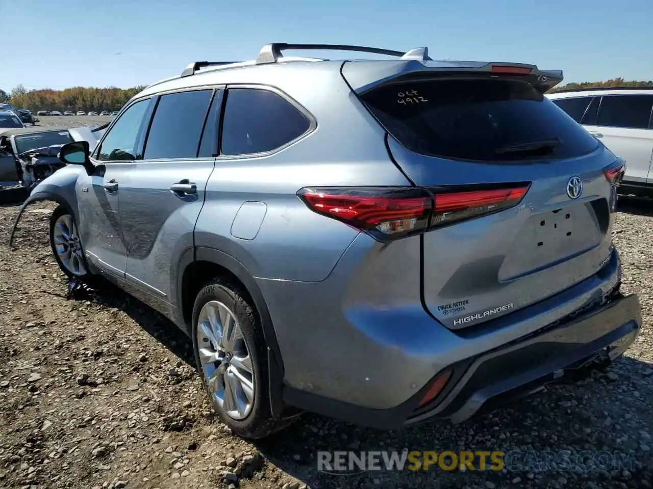 3 Photograph of a damaged car 5TDXBRCH7MS064912 TOYOTA HIGHLANDER 2021