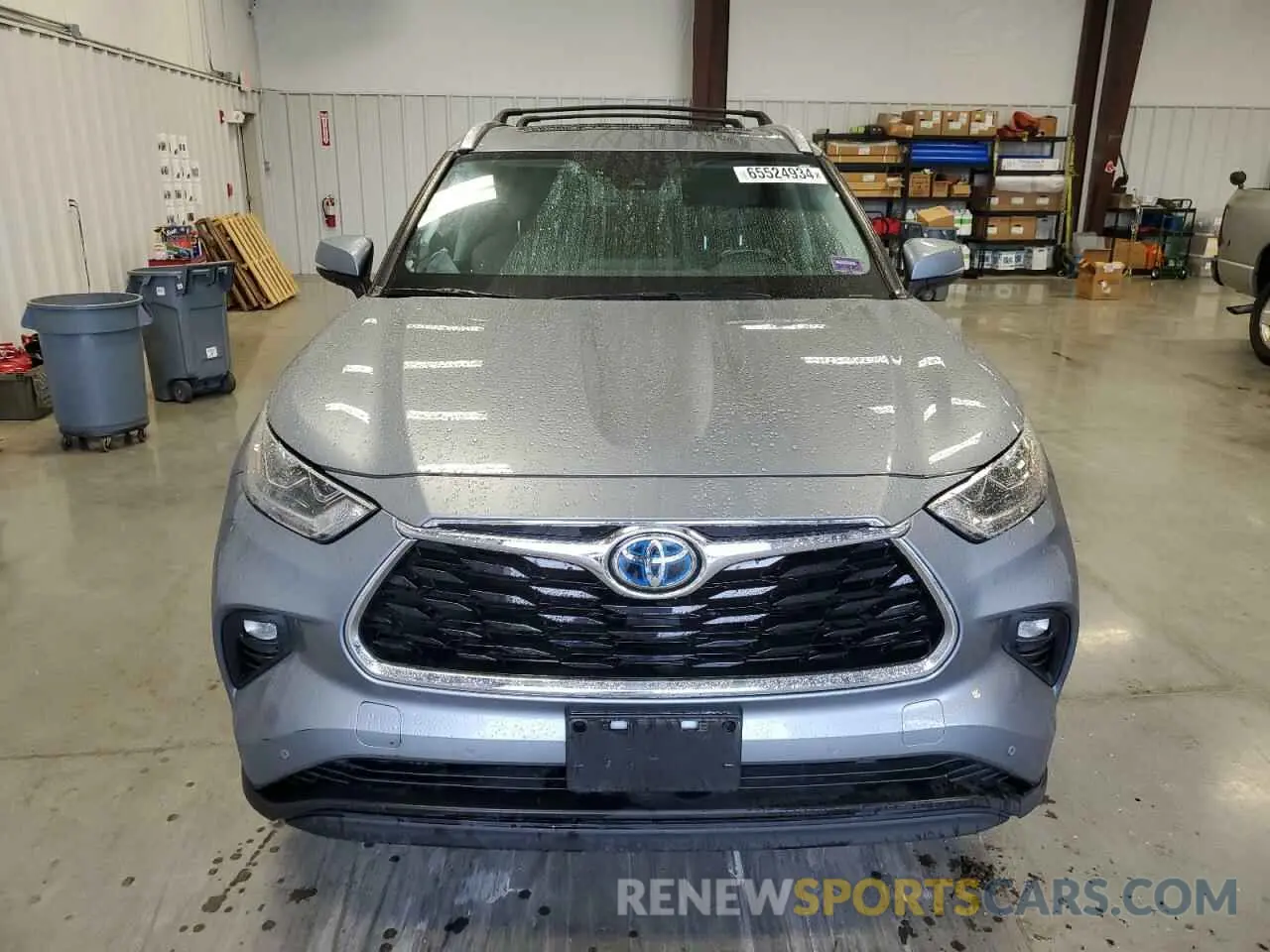 5 Photograph of a damaged car 5TDXBRCH9MS037954 TOYOTA HIGHLANDER 2021