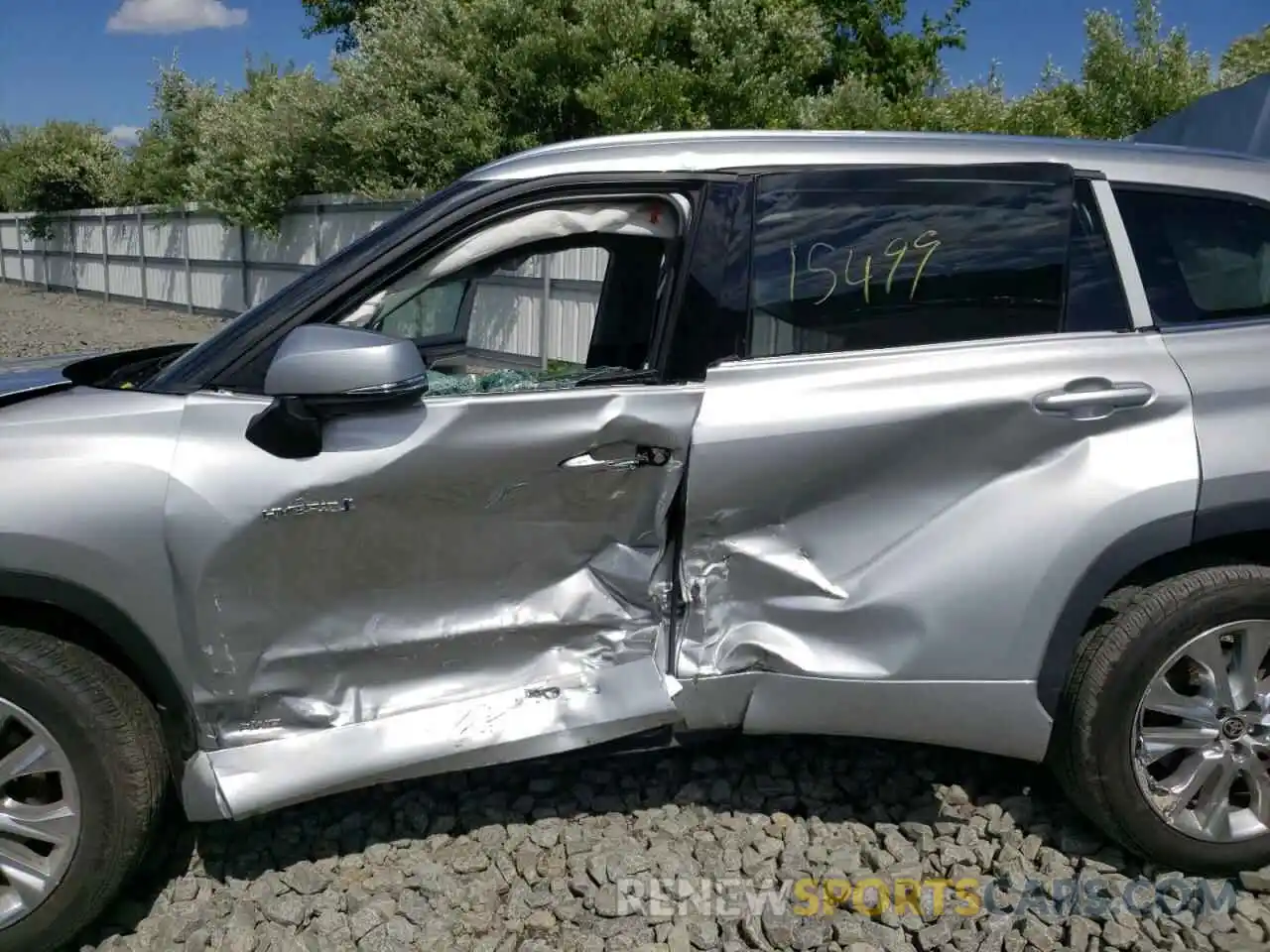 9 Photograph of a damaged car 5TDXBRCH9MS532865 TOYOTA HIGHLANDER 2021