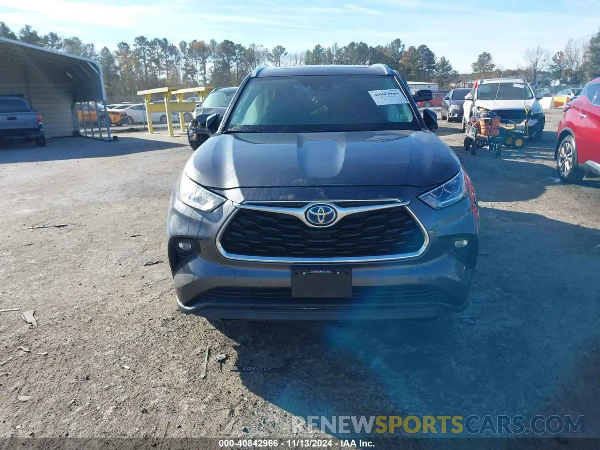 12 Photograph of a damaged car 5TDXBRCHXMS021200 TOYOTA HIGHLANDER 2021