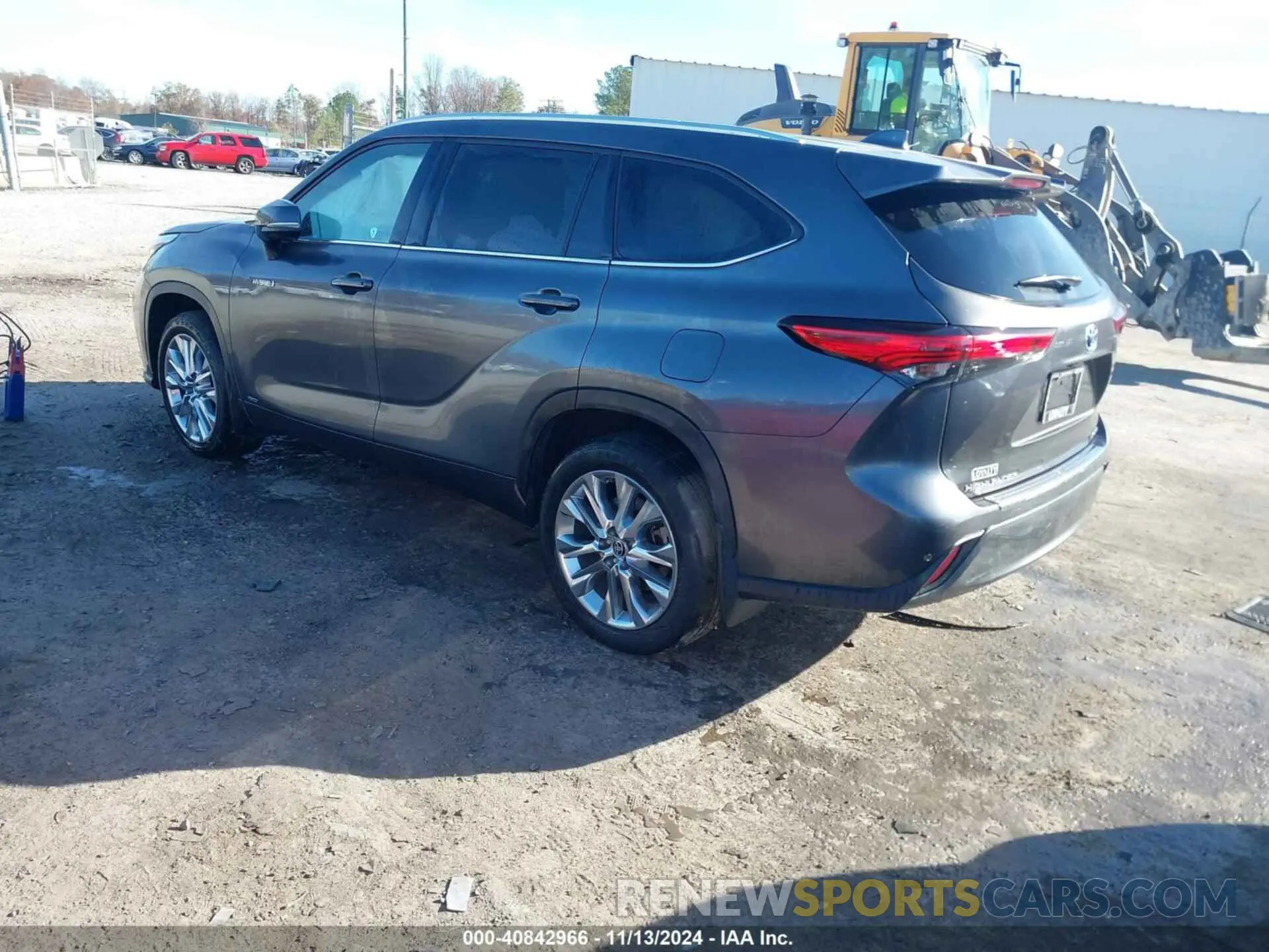 3 Photograph of a damaged car 5TDXBRCHXMS021200 TOYOTA HIGHLANDER 2021