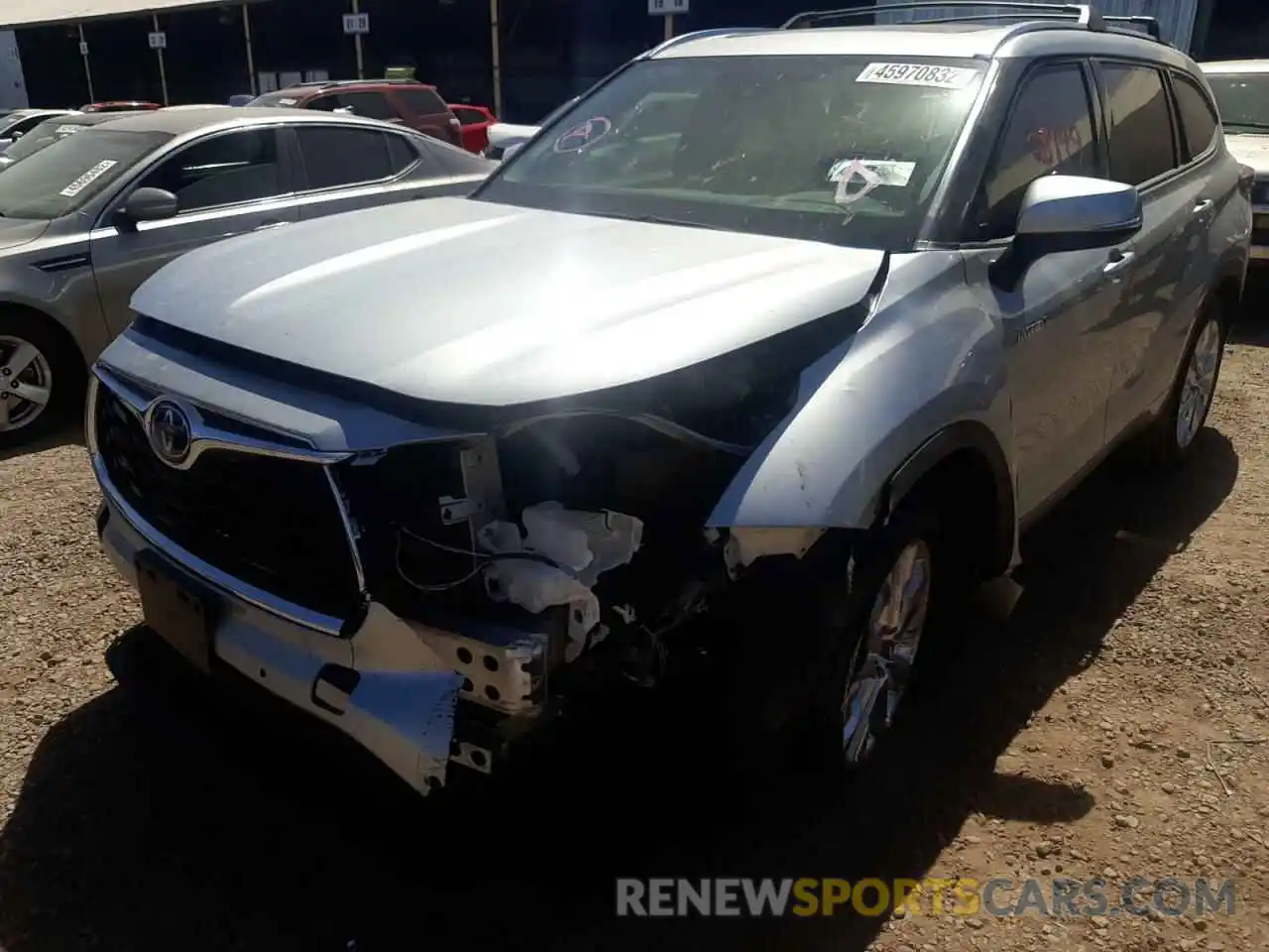 9 Photograph of a damaged car 5TDYARAH3MS005527 TOYOTA HIGHLANDER 2021