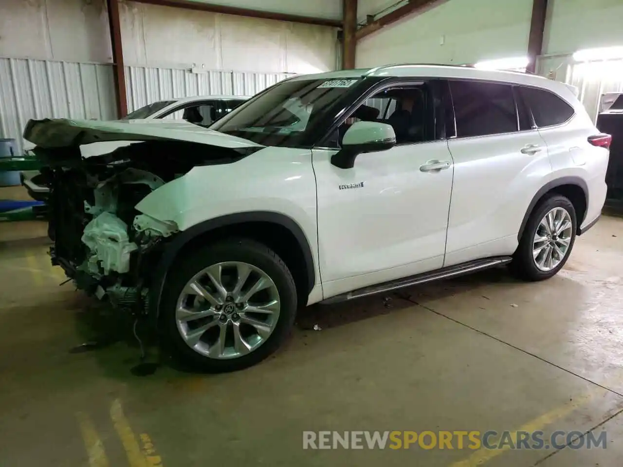 1 Photograph of a damaged car 5TDYARAH5MS005433 TOYOTA HIGHLANDER 2021