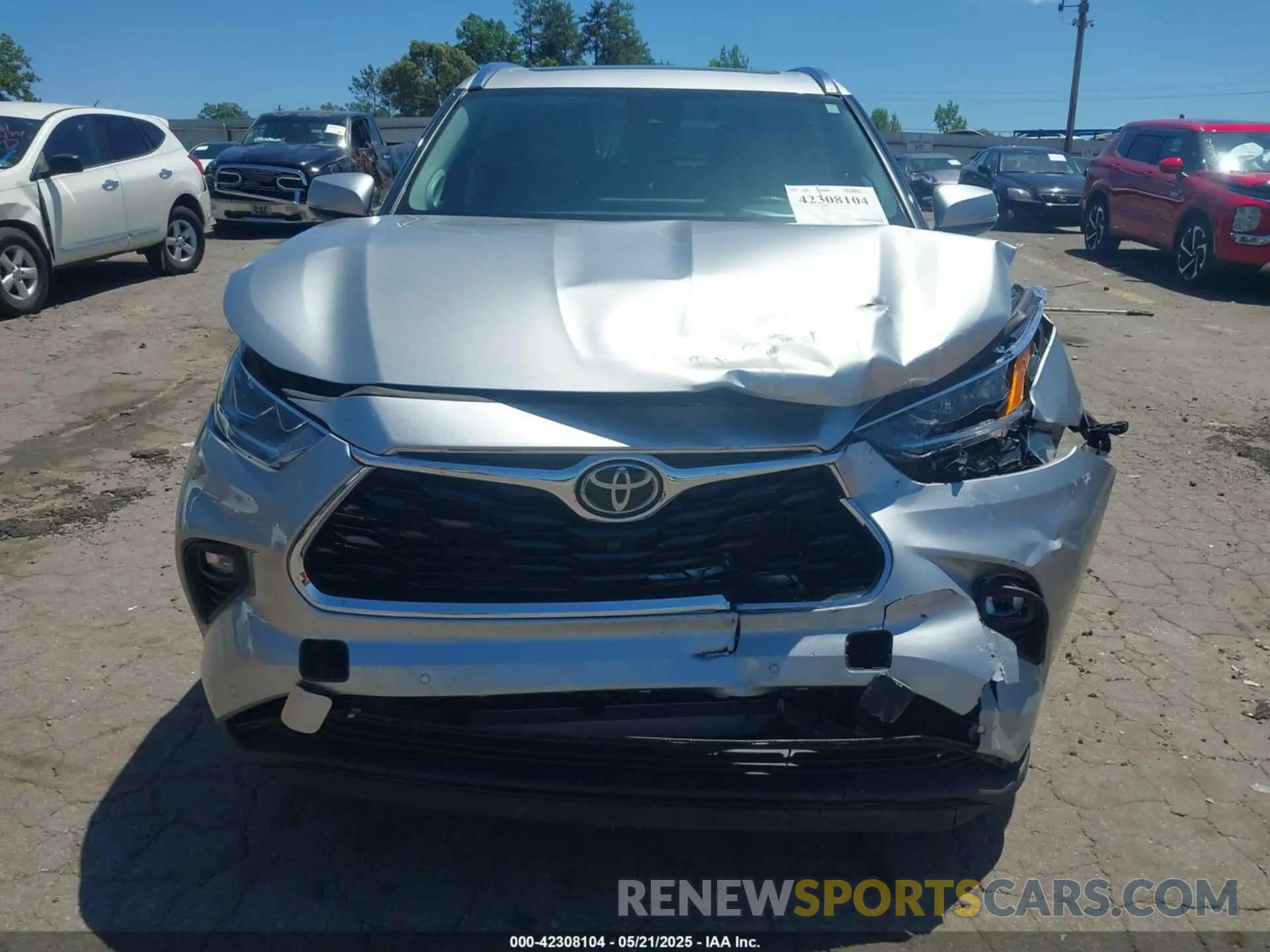 6 Photograph of a damaged car 5TDYZRAH0MS089945 TOYOTA HIGHLANDER 2021