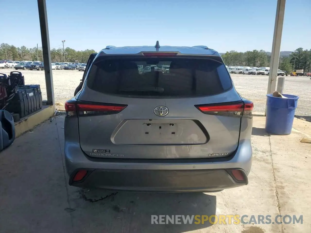 6 Photograph of a damaged car 5TDYZRAH1MS070112 TOYOTA HIGHLANDER 2021
