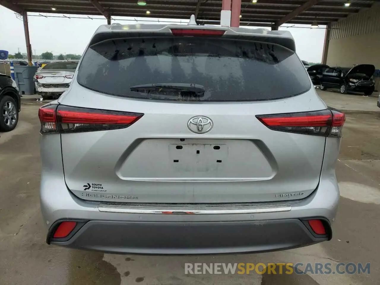 6 Photograph of a damaged car 5TDYZRAH2MS528921 TOYOTA HIGHLANDER 2021