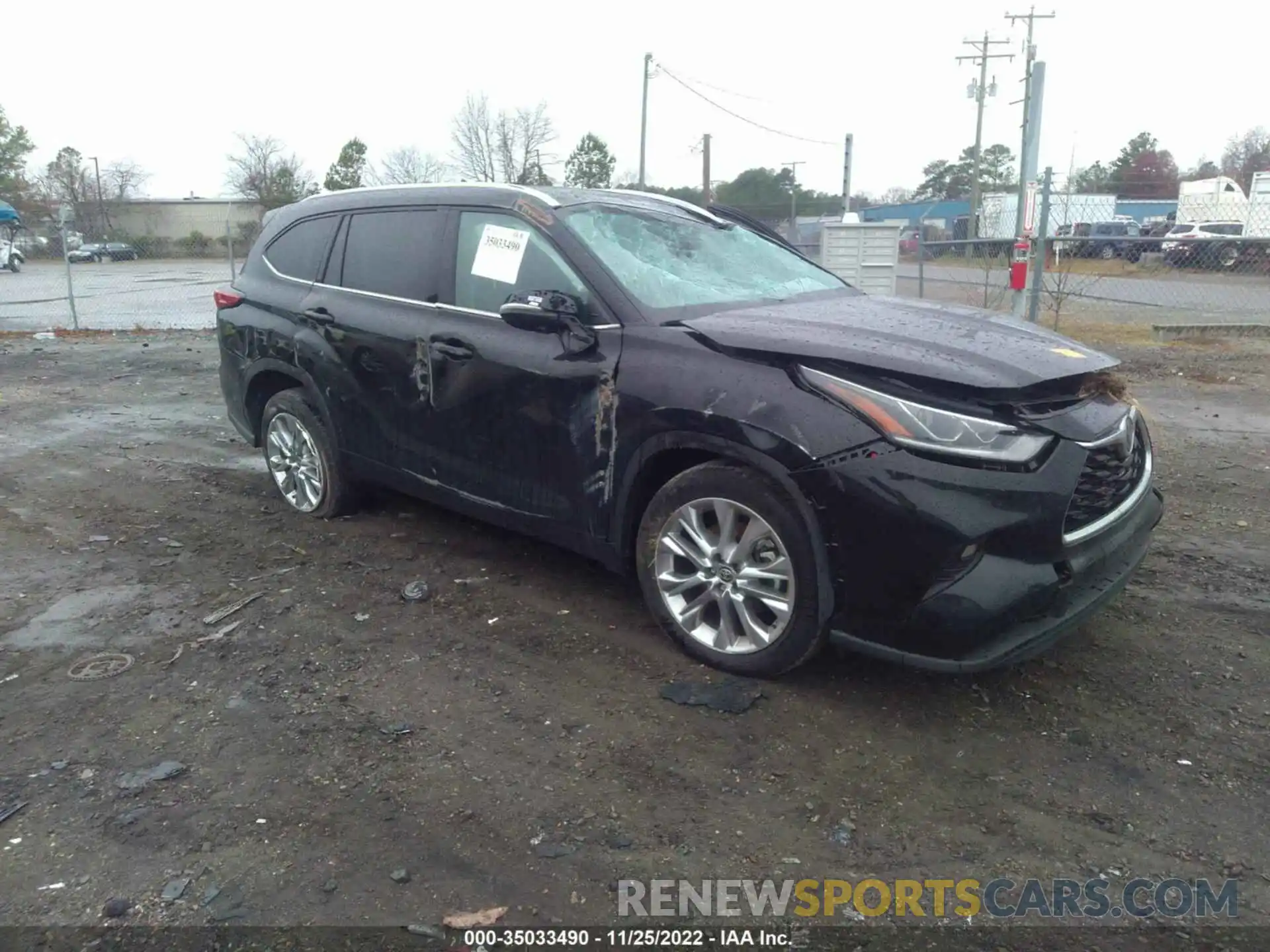 1 Photograph of a damaged car 5TDYZRAH4MS044989 TOYOTA HIGHLANDER 2021