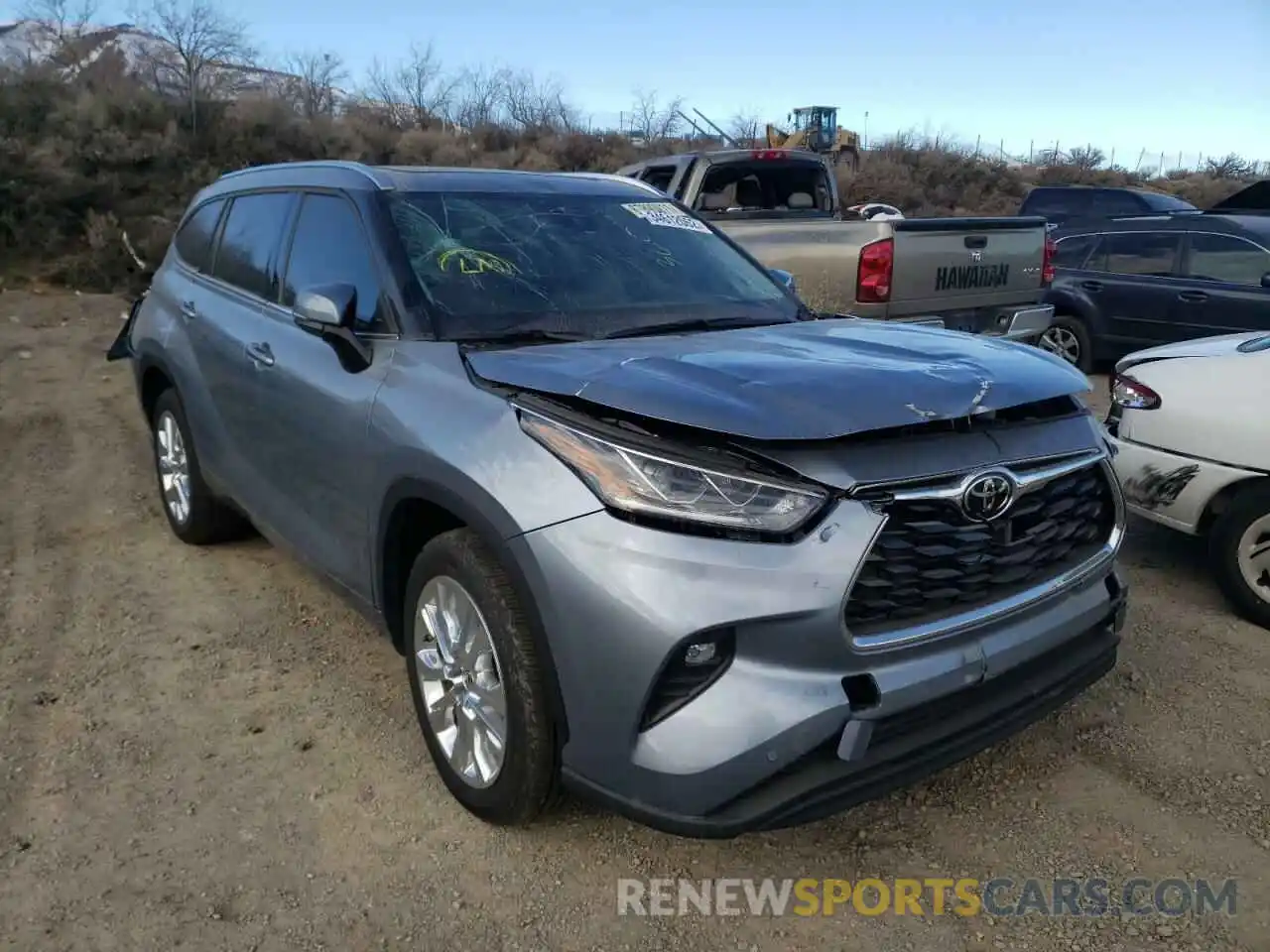 1 Photograph of a damaged car 5TDYZRAH4MS071531 TOYOTA HIGHLANDER 2021