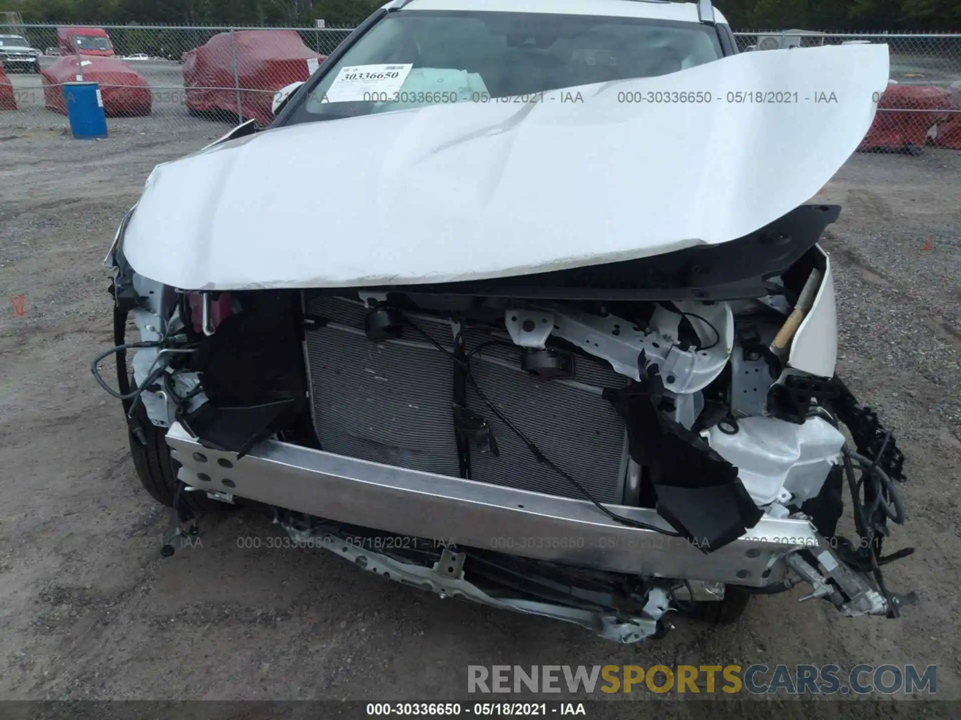 6 Photograph of a damaged car 5TDYZRAH5MS058013 TOYOTA HIGHLANDER 2021