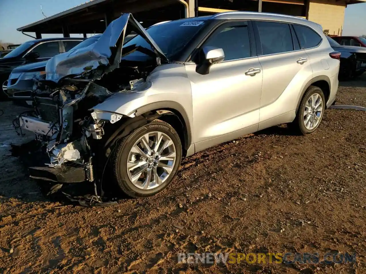 1 Photograph of a damaged car 5TDYZRAH5MS064541 TOYOTA HIGHLANDER 2021