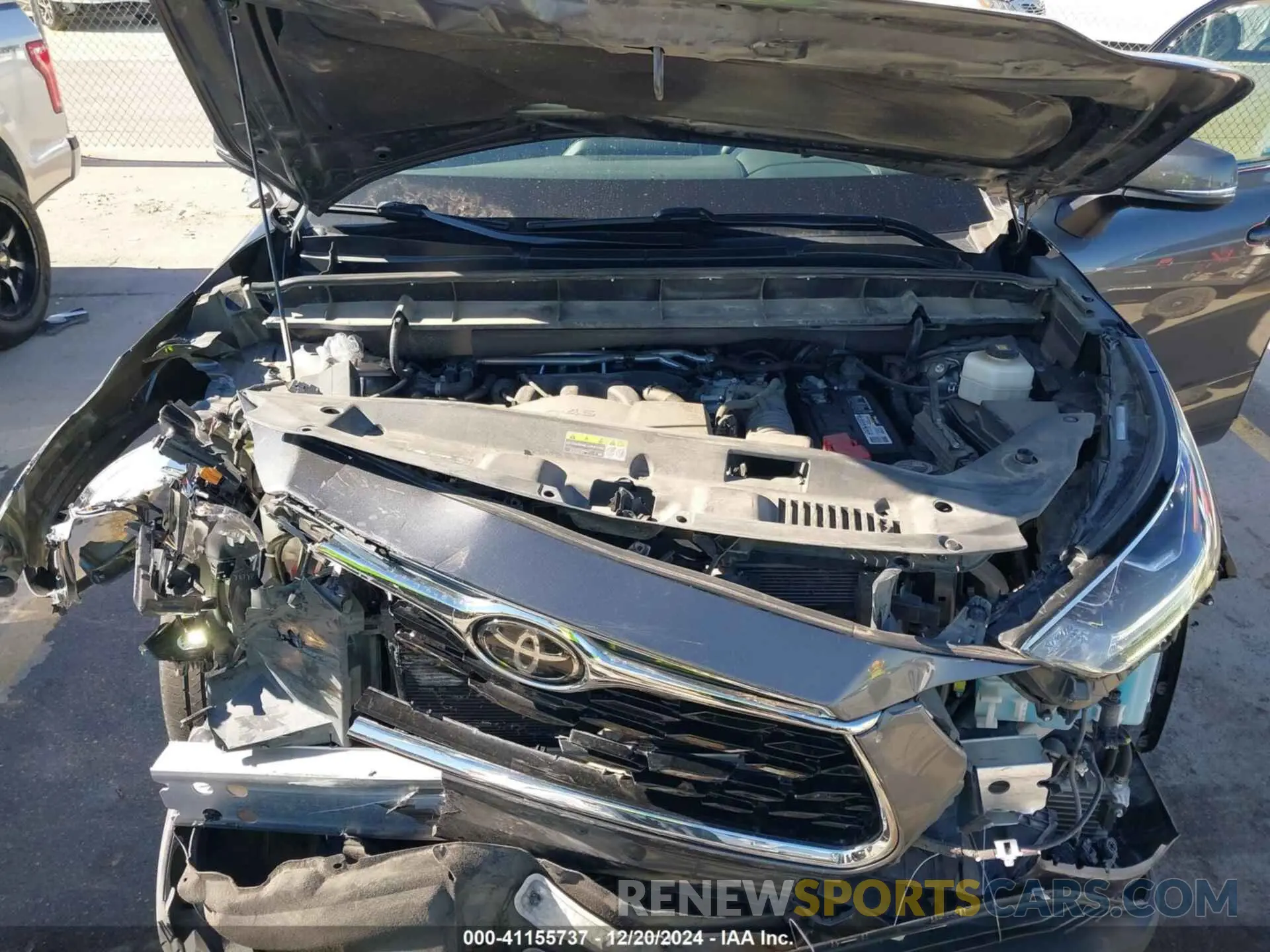 10 Photograph of a damaged car 5TDYZRAH8MS039844 TOYOTA HIGHLANDER 2021