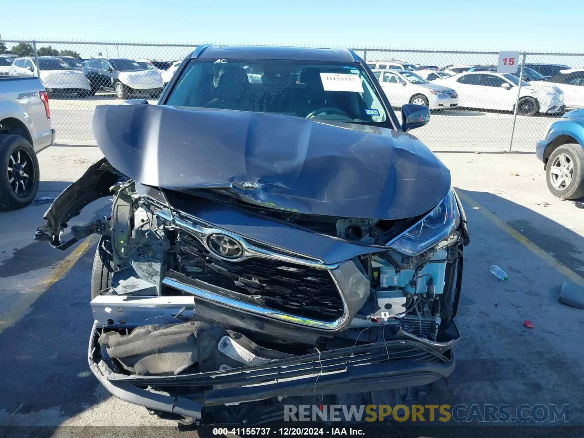13 Photograph of a damaged car 5TDYZRAH8MS039844 TOYOTA HIGHLANDER 2021