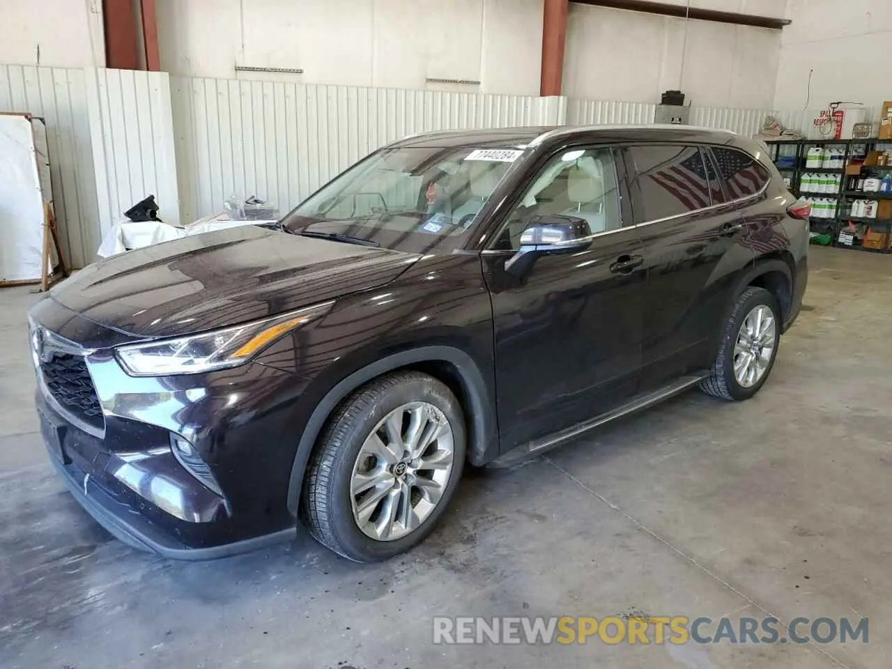 1 Photograph of a damaged car 5TDYZRAH8MS058751 TOYOTA HIGHLANDER 2021