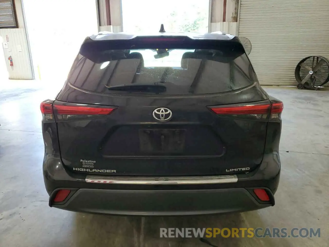 6 Photograph of a damaged car 5TDYZRAH8MS058751 TOYOTA HIGHLANDER 2021