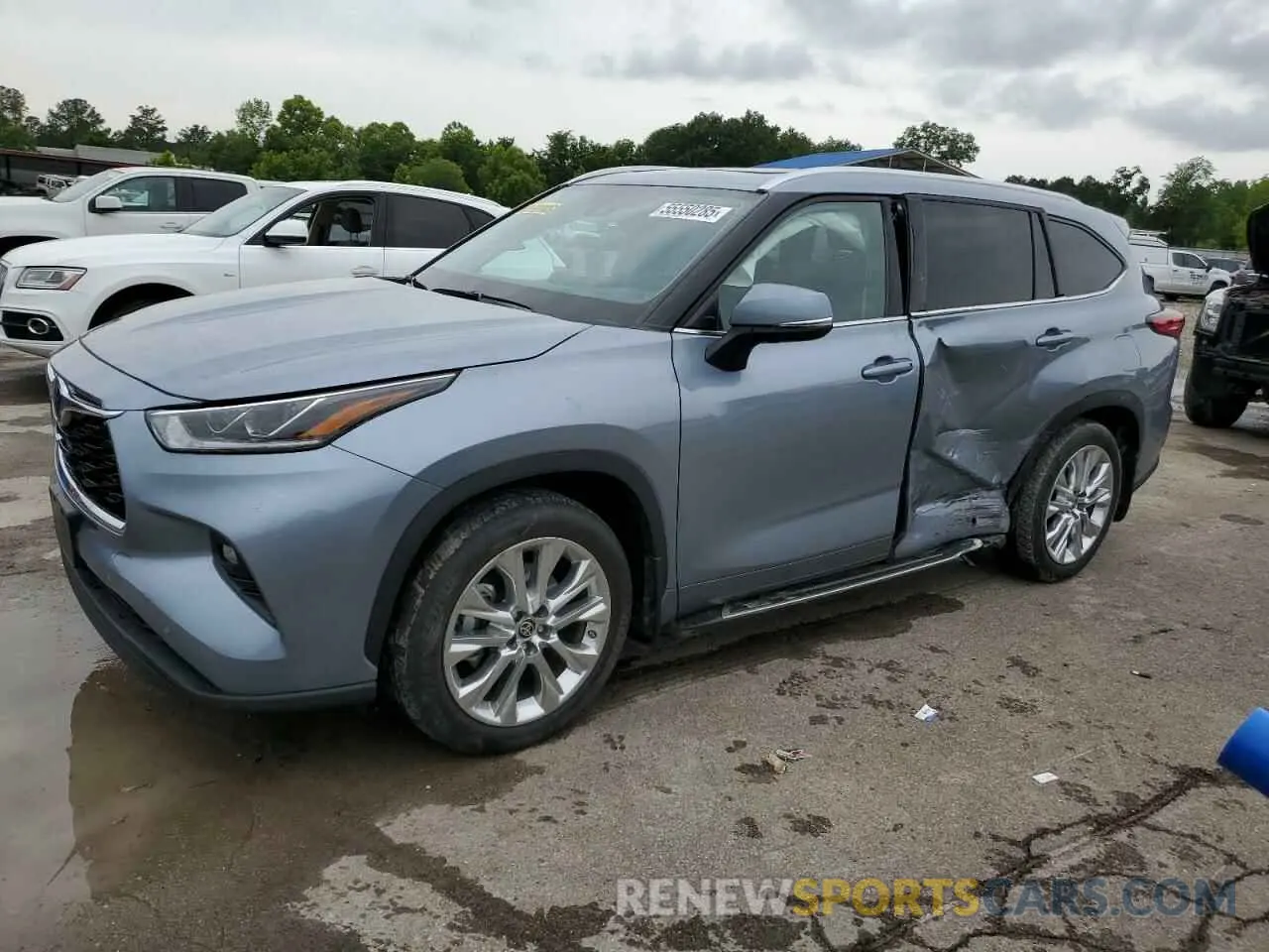1 Photograph of a damaged car 5TDYZRAH9MS036404 TOYOTA HIGHLANDER 2021