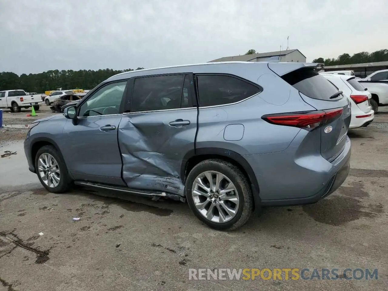 2 Photograph of a damaged car 5TDYZRAH9MS036404 TOYOTA HIGHLANDER 2021