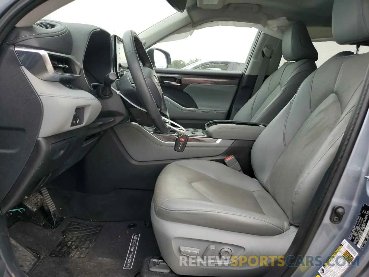 7 Photograph of a damaged car 5TDYZRAH9MS036404 TOYOTA HIGHLANDER 2021