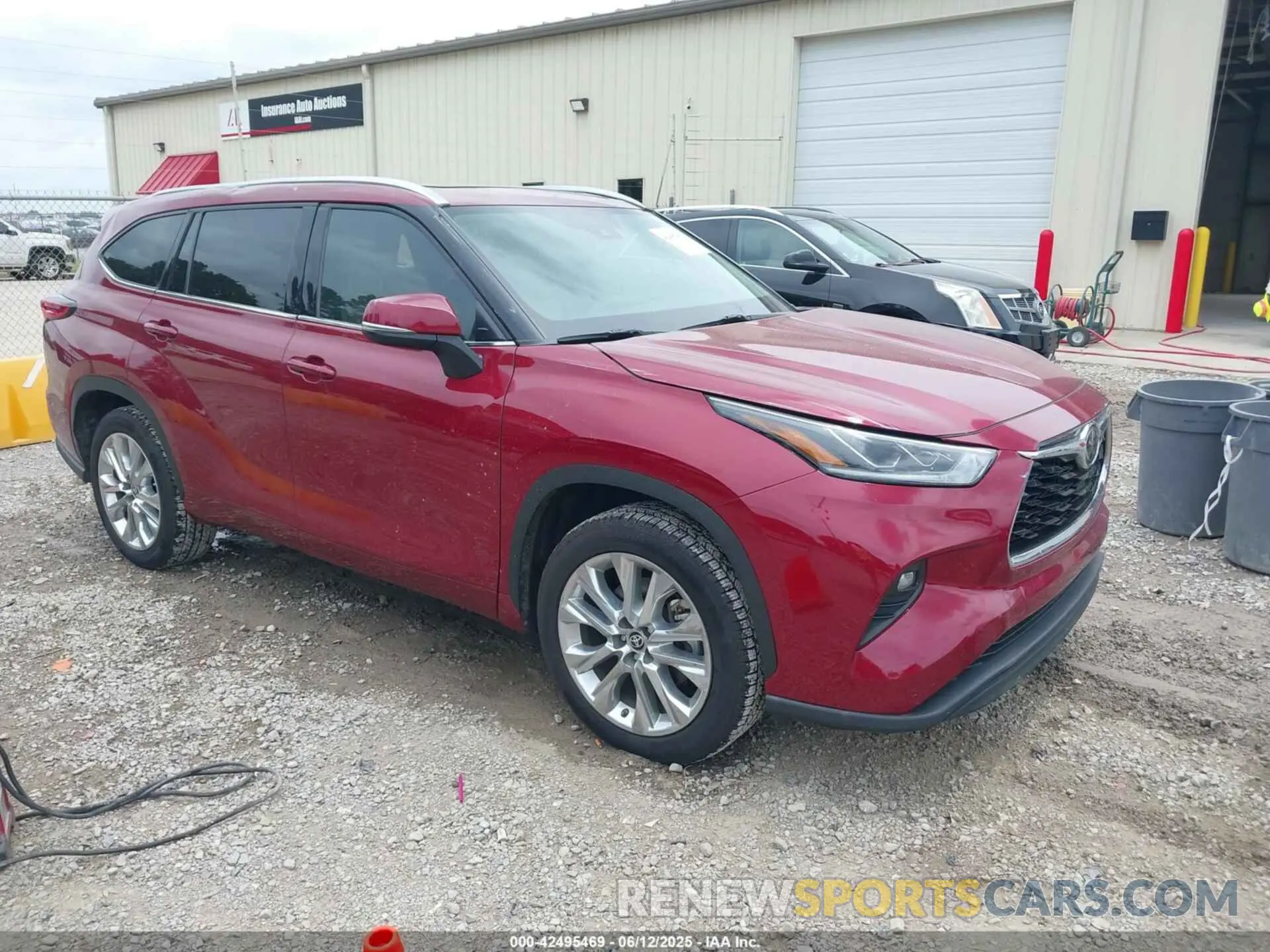 1 Photograph of a damaged car 5TDYZRAH9MS036726 TOYOTA HIGHLANDER 2021