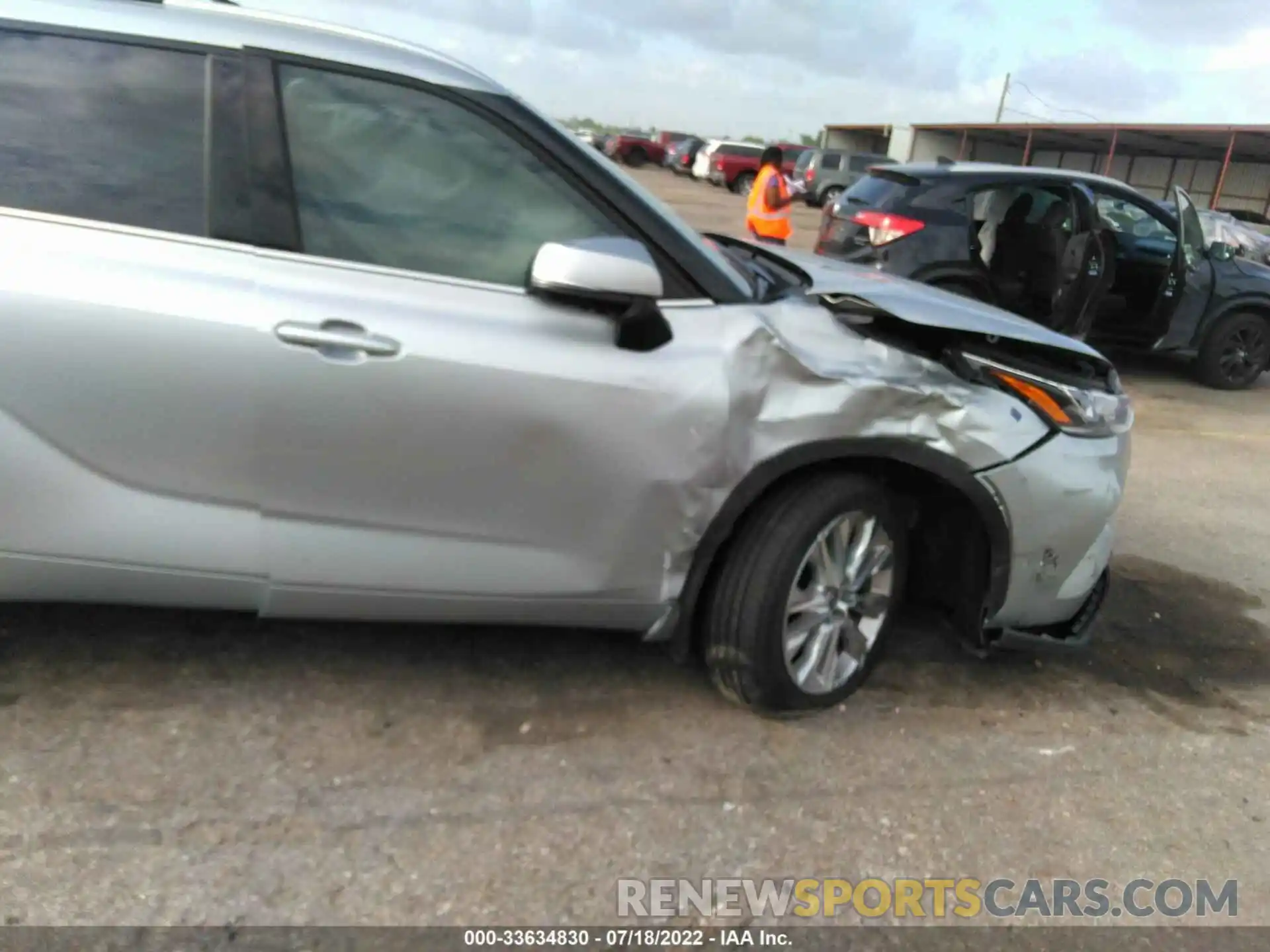 6 Photograph of a damaged car 5TDYZRAHXMS090066 TOYOTA HIGHLANDER 2021