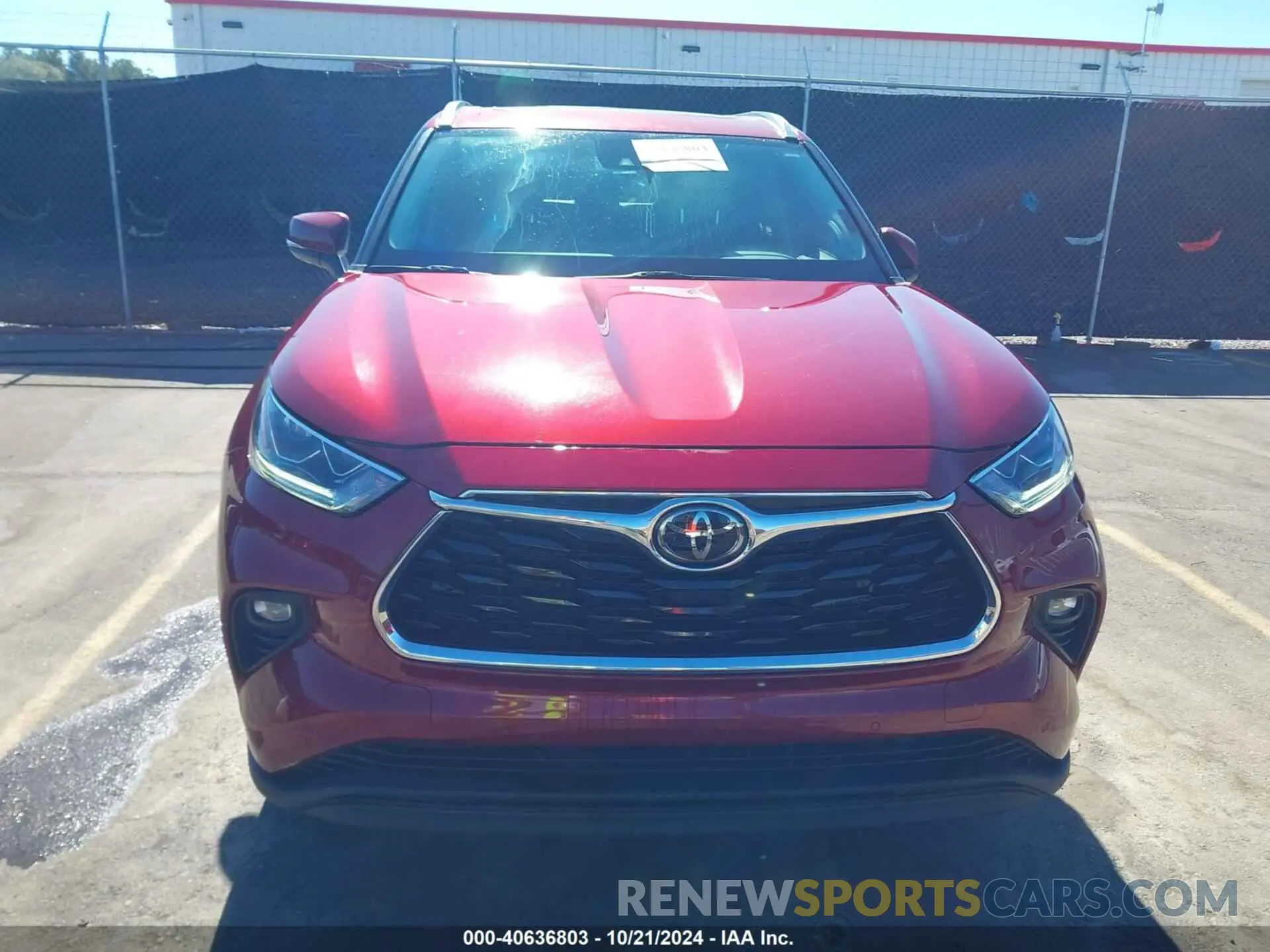 12 Photograph of a damaged car 5TDYZRAHXMS529976 TOYOTA HIGHLANDER 2021