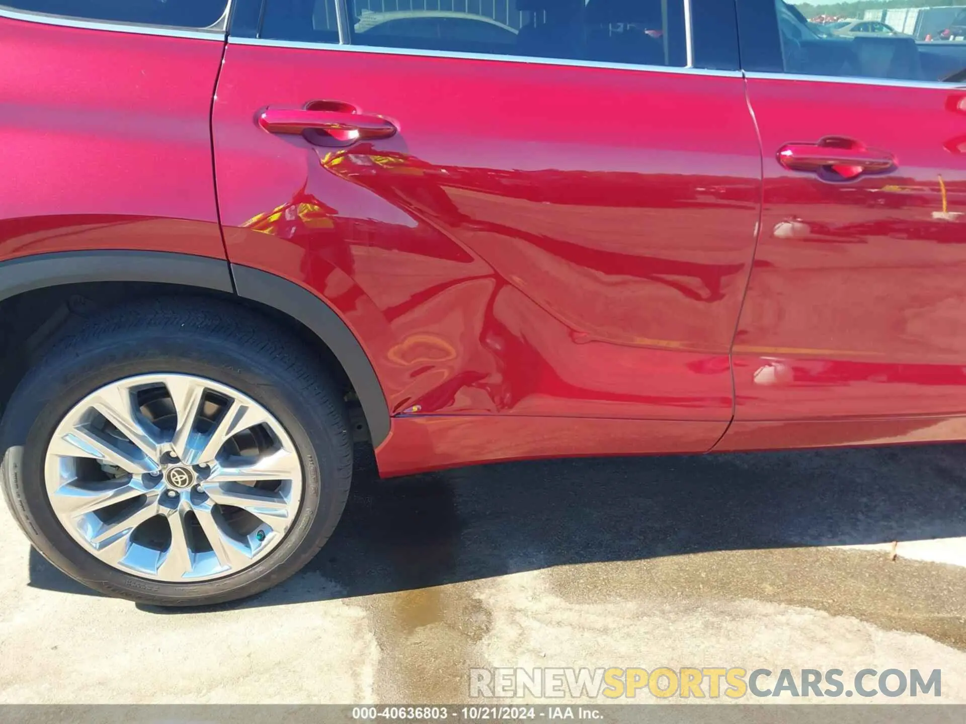 6 Photograph of a damaged car 5TDYZRAHXMS529976 TOYOTA HIGHLANDER 2021