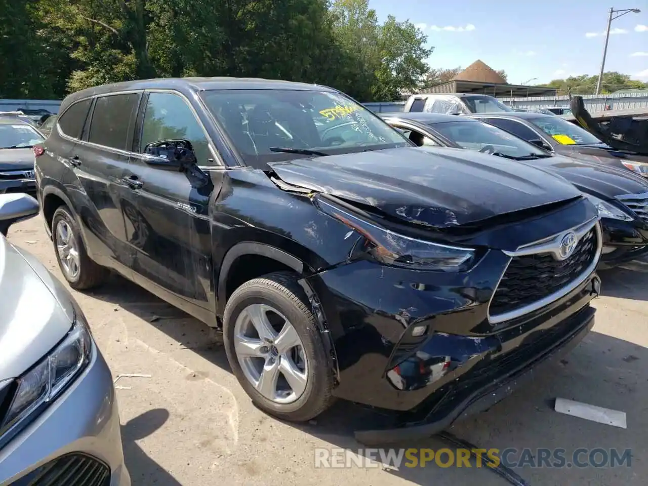 1 Photograph of a damaged car 5TDZARAHXMS508637 TOYOTA HIGHLANDER 2021