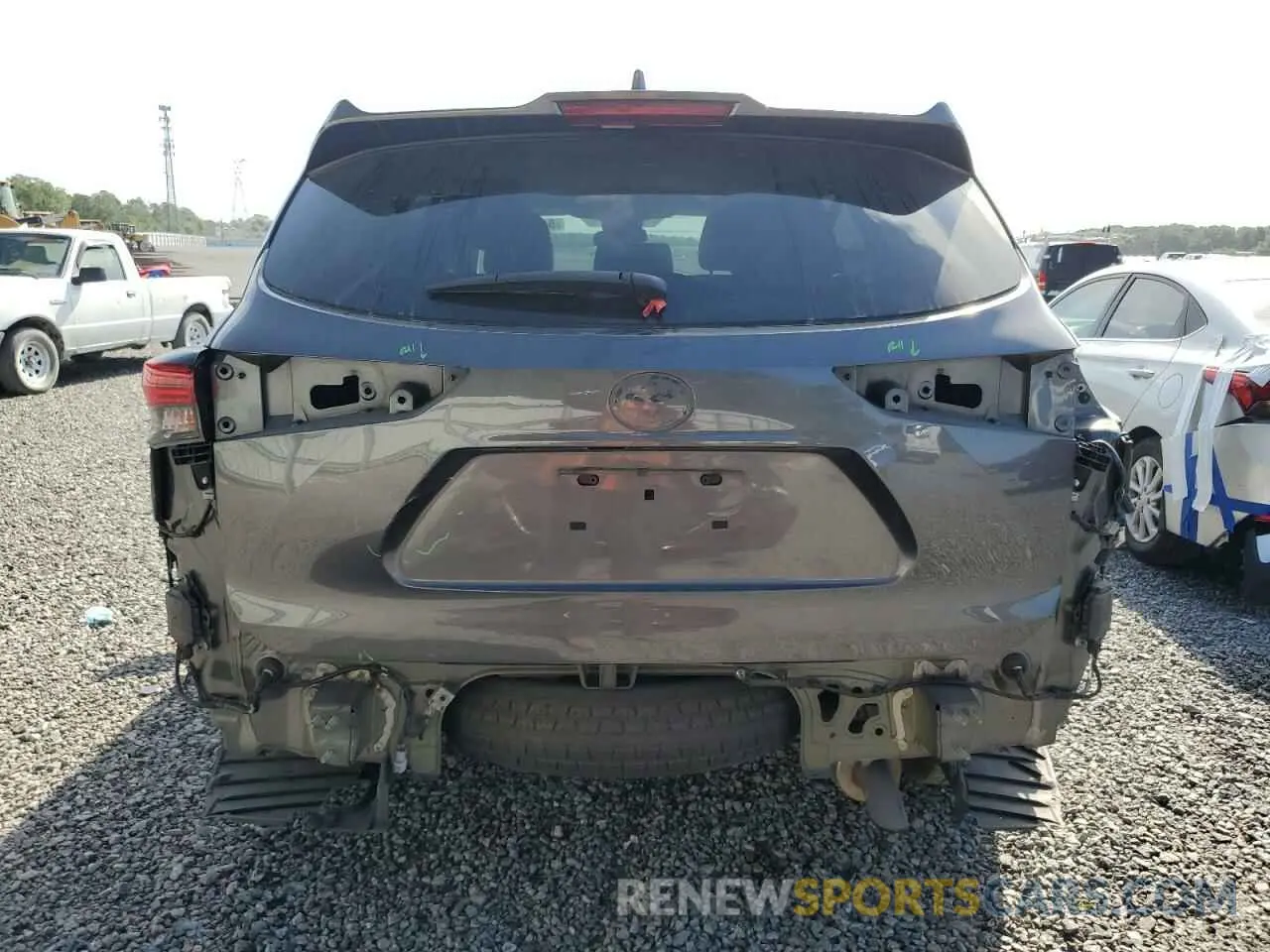 6 Photograph of a damaged car 5TDZZRAH1MS086847 TOYOTA HIGHLANDER 2021