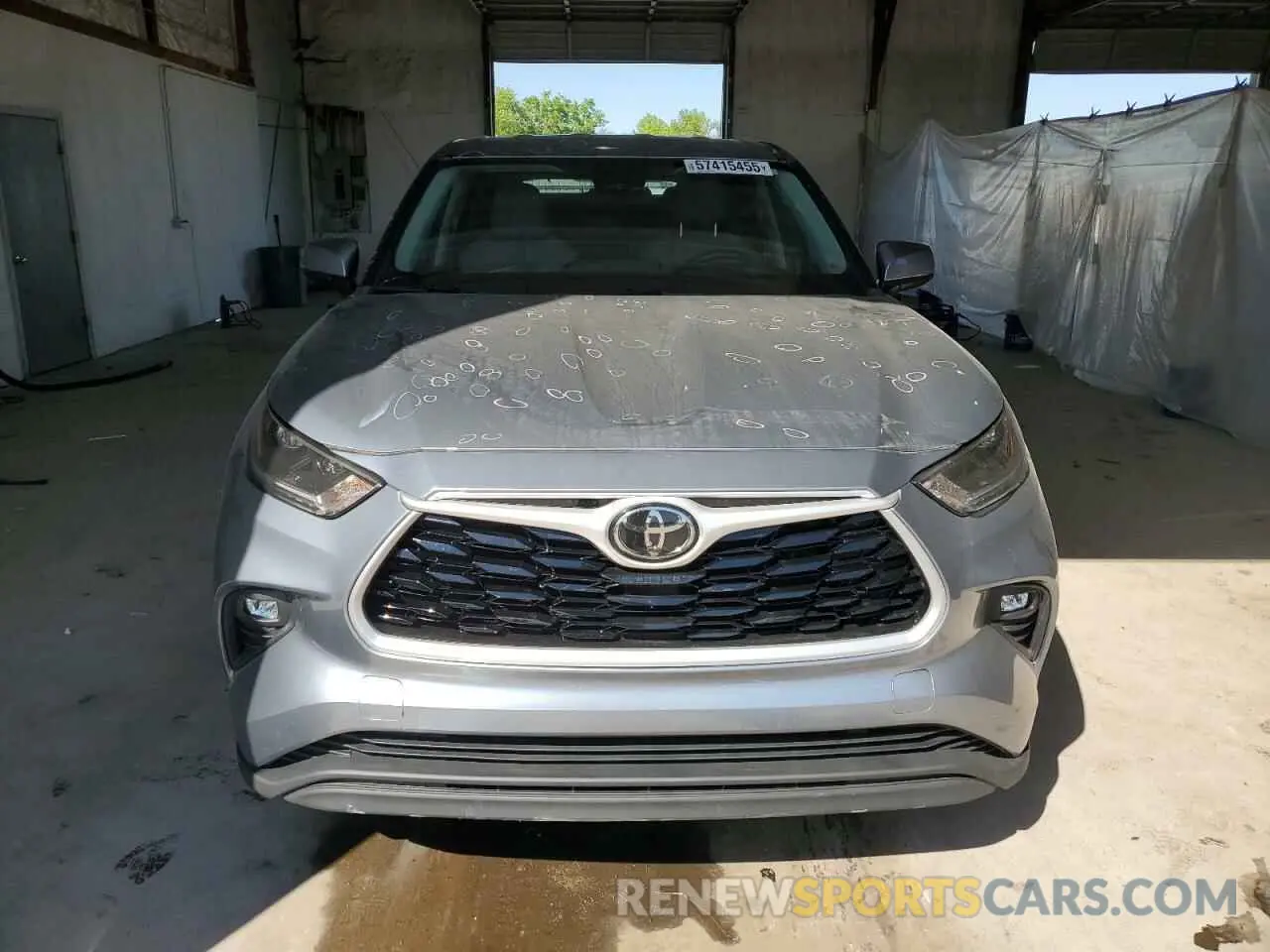5 Photograph of a damaged car 5TDZZRAH2MS041531 TOYOTA HIGHLANDER 2021