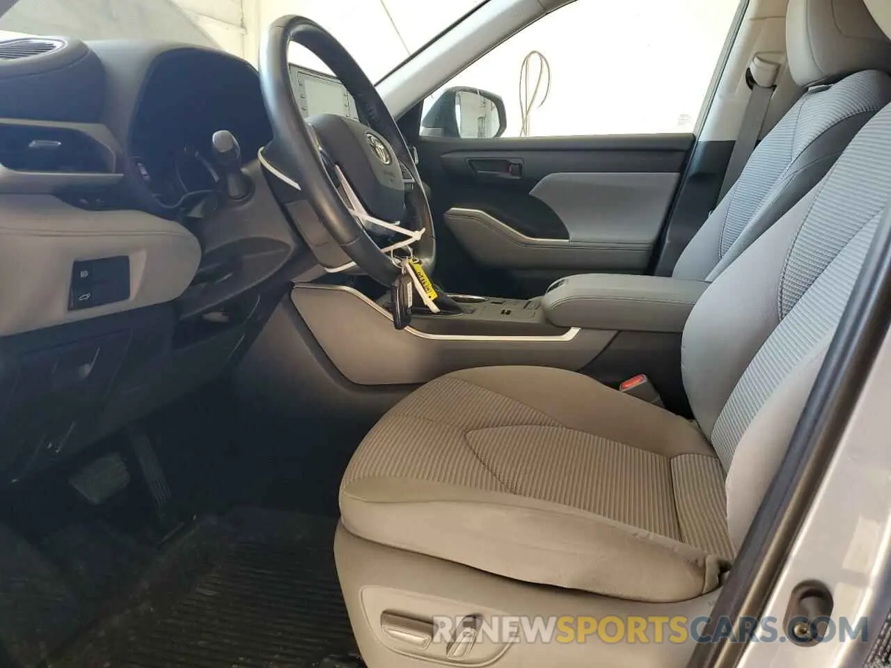 7 Photograph of a damaged car 5TDZZRAH2MS041531 TOYOTA HIGHLANDER 2021
