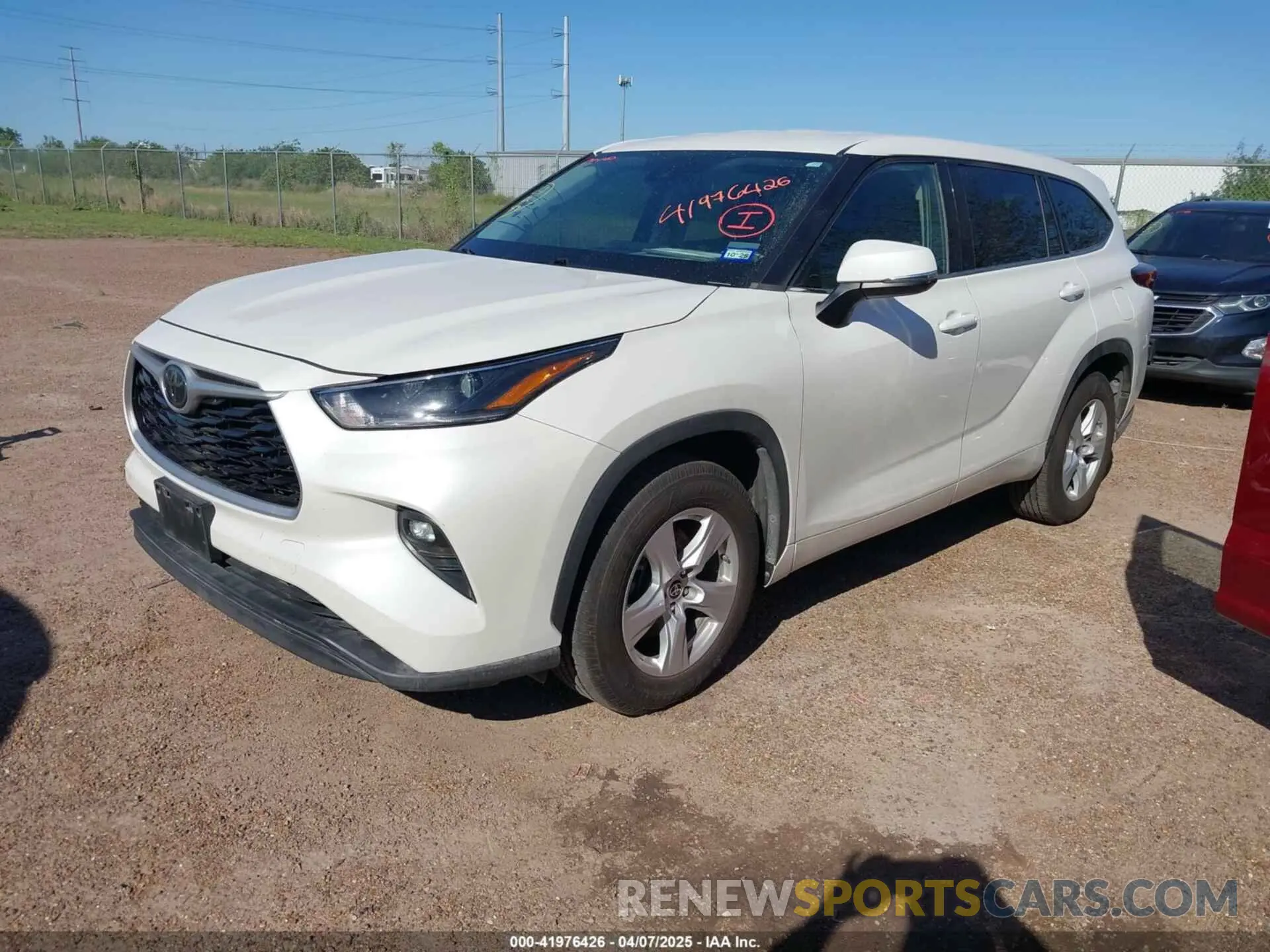 2 Photograph of a damaged car 5TDZZRAH2MS515171 TOYOTA HIGHLANDER 2021