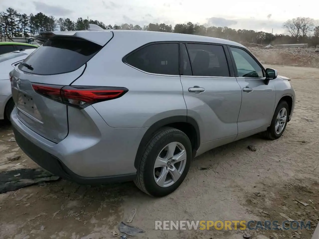 3 Photograph of a damaged car 5TDZZRAH3MS517348 TOYOTA HIGHLANDER 2021