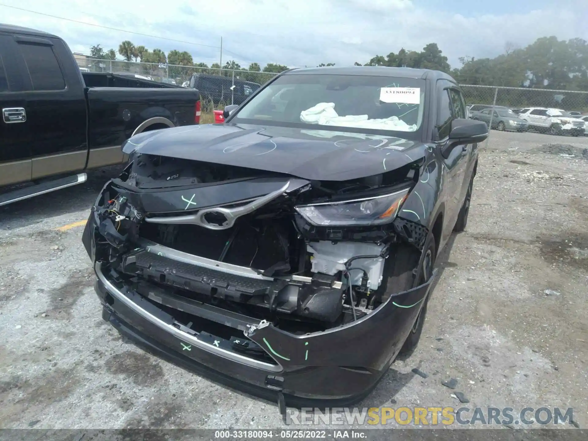 6 Photograph of a damaged car 5TDZZRAH3MS518757 TOYOTA HIGHLANDER 2021