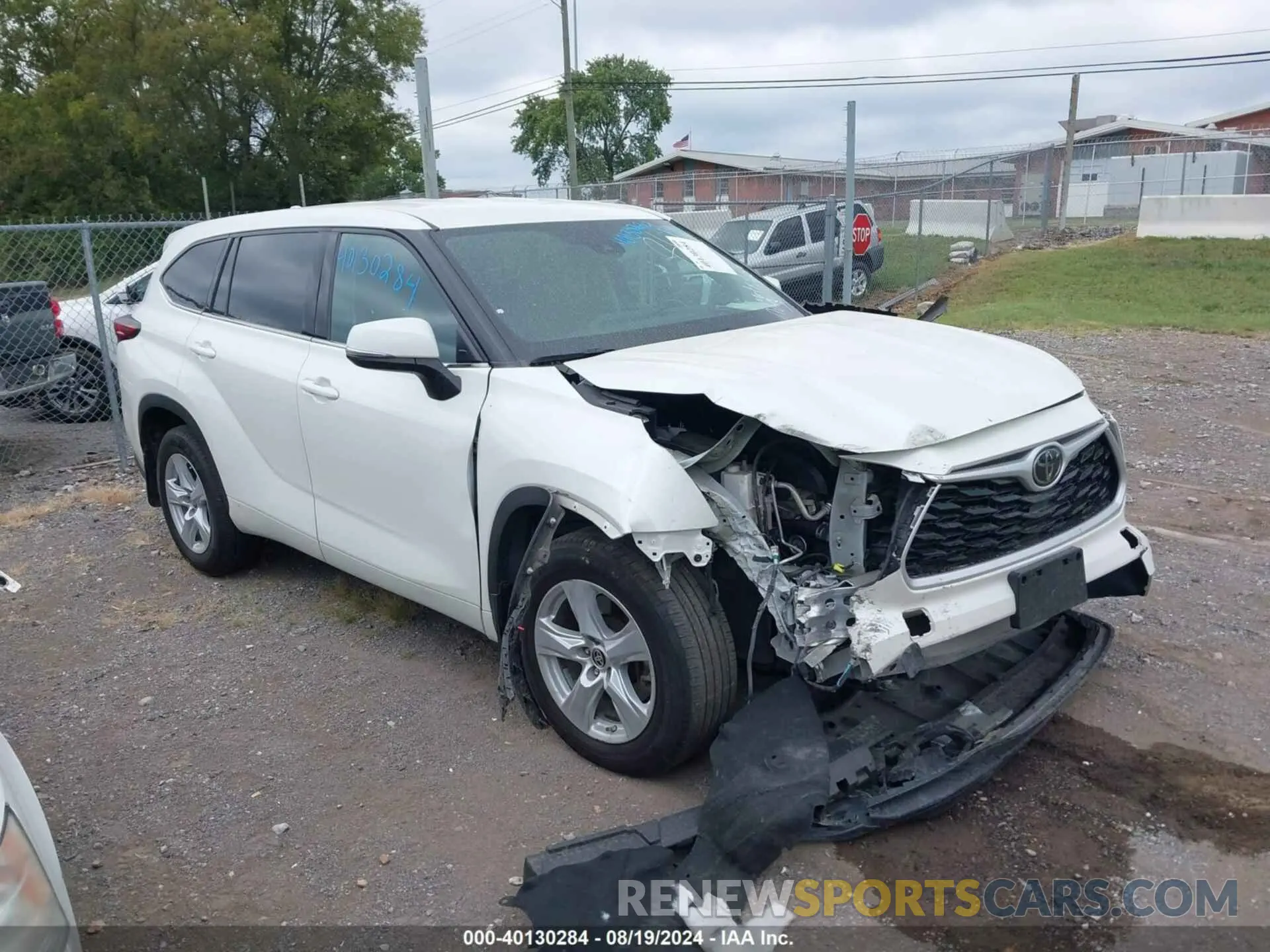 1 Photograph of a damaged car 5TDZZRAH3MS528611 TOYOTA HIGHLANDER 2021