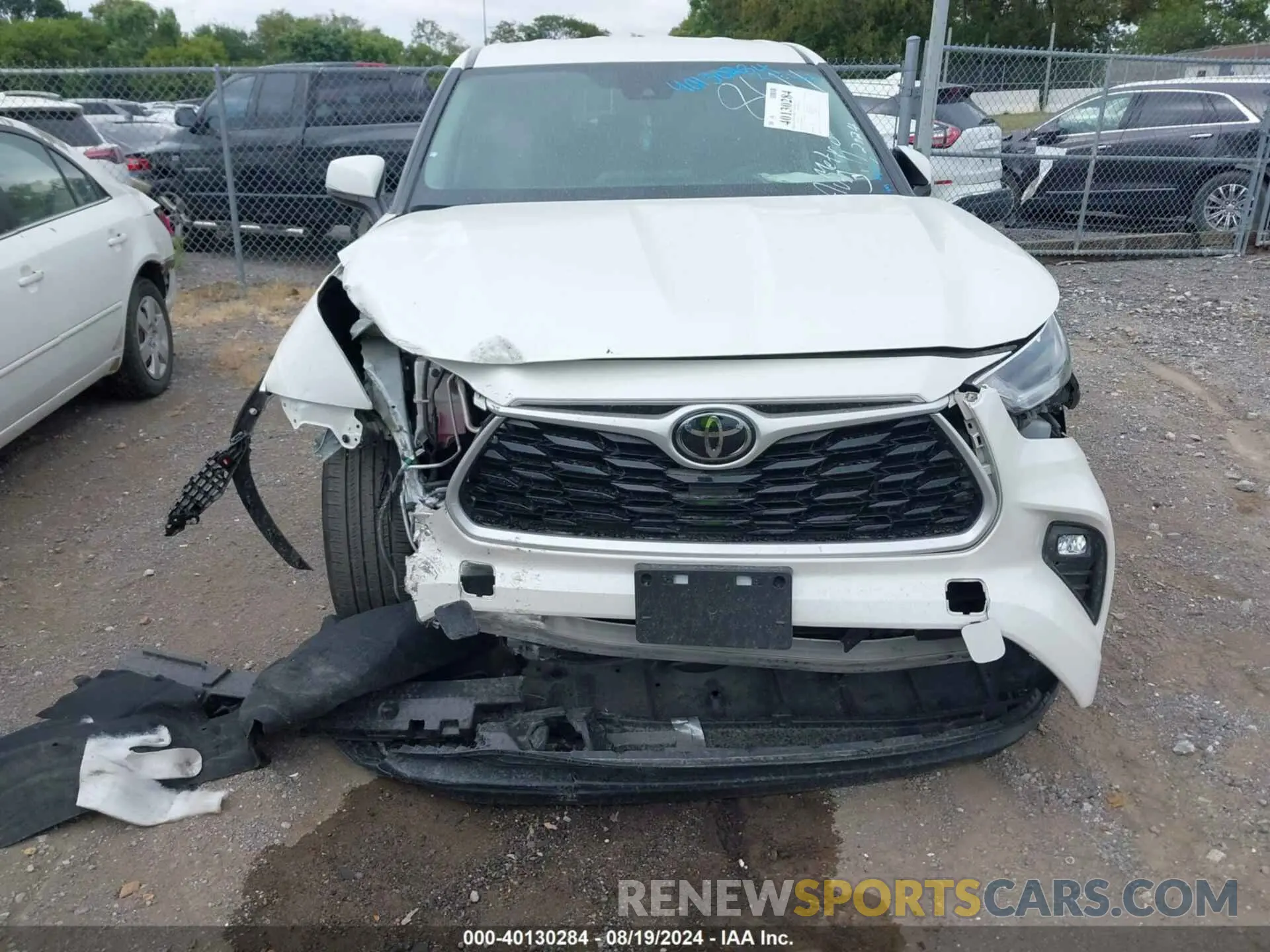 6 Photograph of a damaged car 5TDZZRAH3MS528611 TOYOTA HIGHLANDER 2021