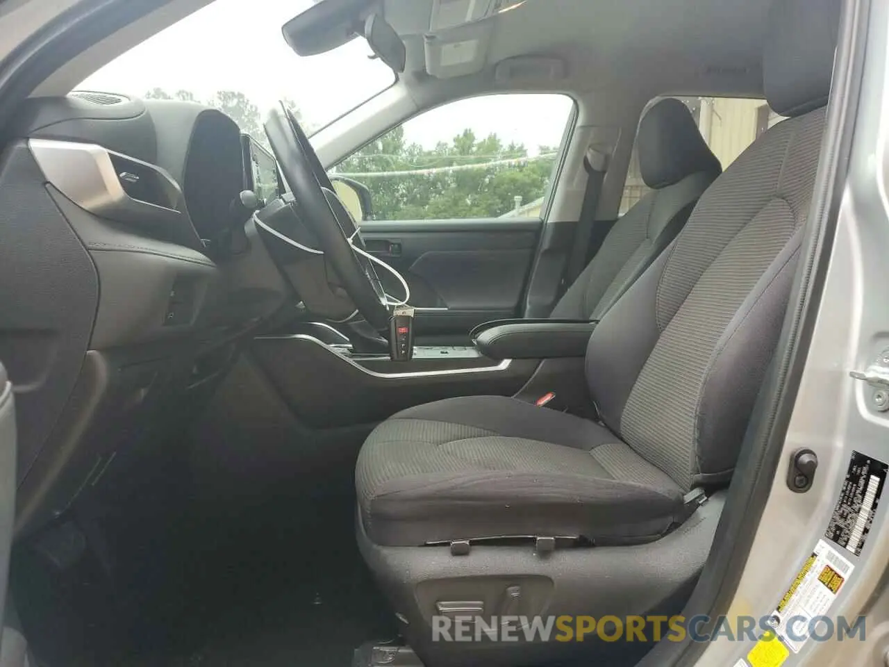 7 Photograph of a damaged car 5TDZZRAH4MS522381 TOYOTA HIGHLANDER 2021