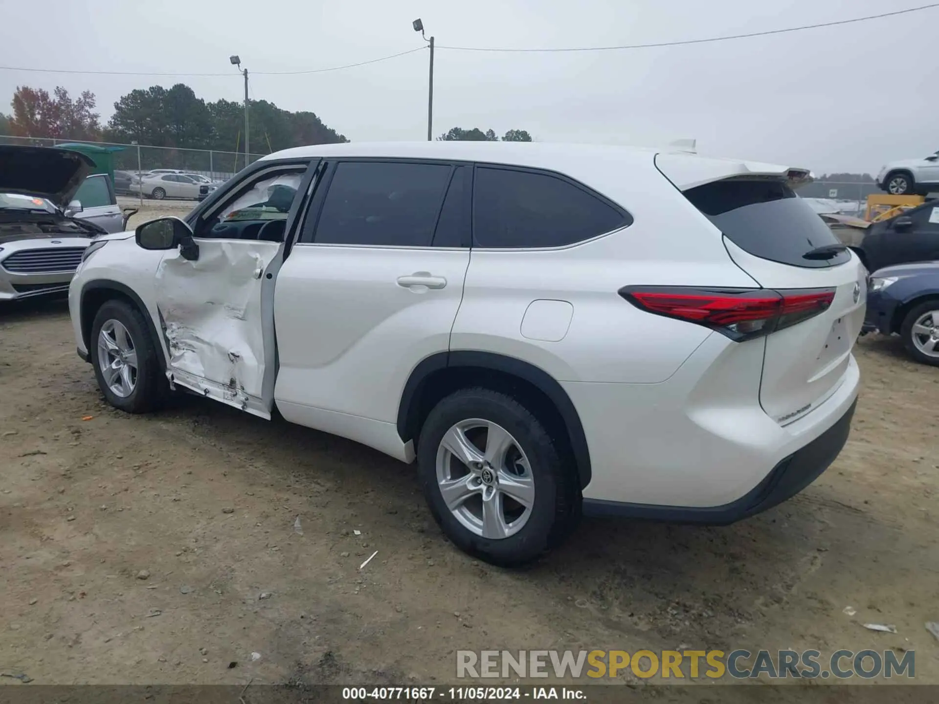 3 Photograph of a damaged car 5TDZZRAH6MS048255 TOYOTA HIGHLANDER 2021