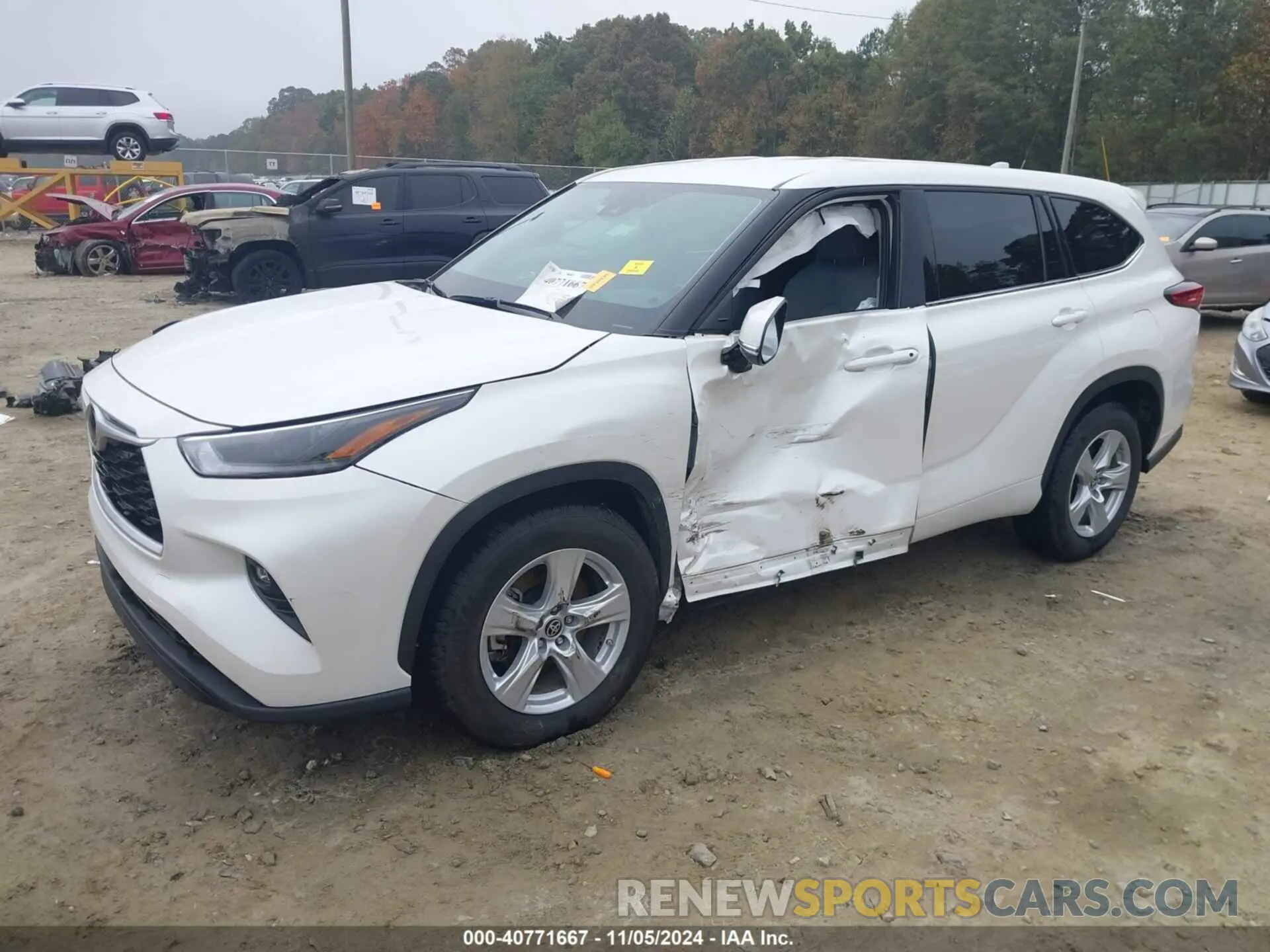6 Photograph of a damaged car 5TDZZRAH6MS048255 TOYOTA HIGHLANDER 2021