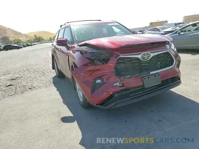14 Photograph of a damaged car 5TDZZRAH6MS059871 TOYOTA HIGHLANDER 2021