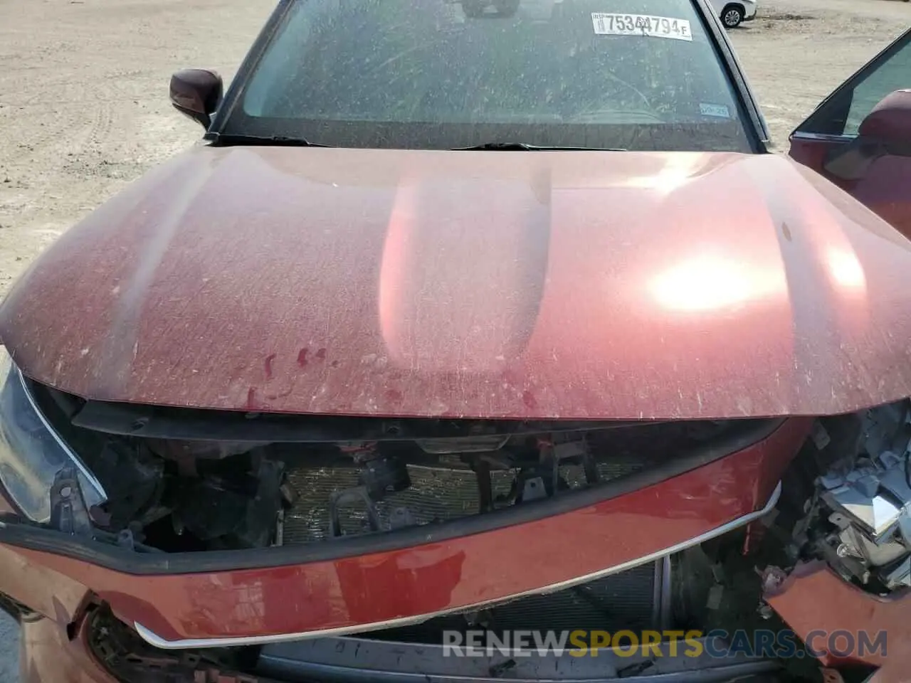 12 Photograph of a damaged car 5TDZZRAH6MS086794 TOYOTA HIGHLANDER 2021