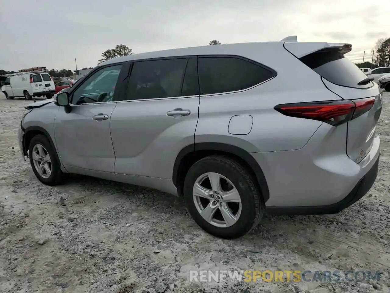 2 Photograph of a damaged car 5TDZZRAH6MS529493 TOYOTA HIGHLANDER 2021