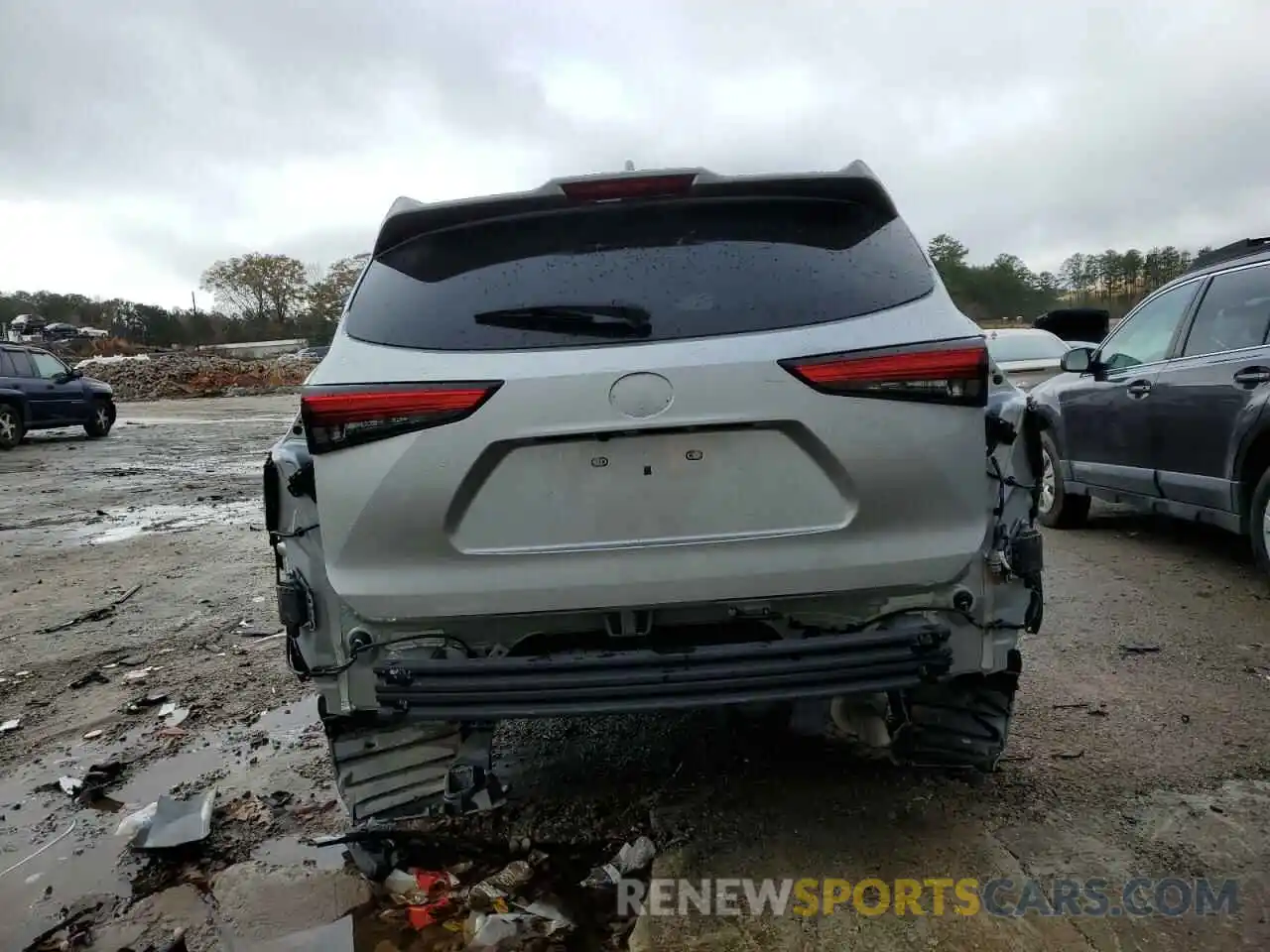 6 Photograph of a damaged car 5TDZZRAH7MS515909 TOYOTA HIGHLANDER 2021