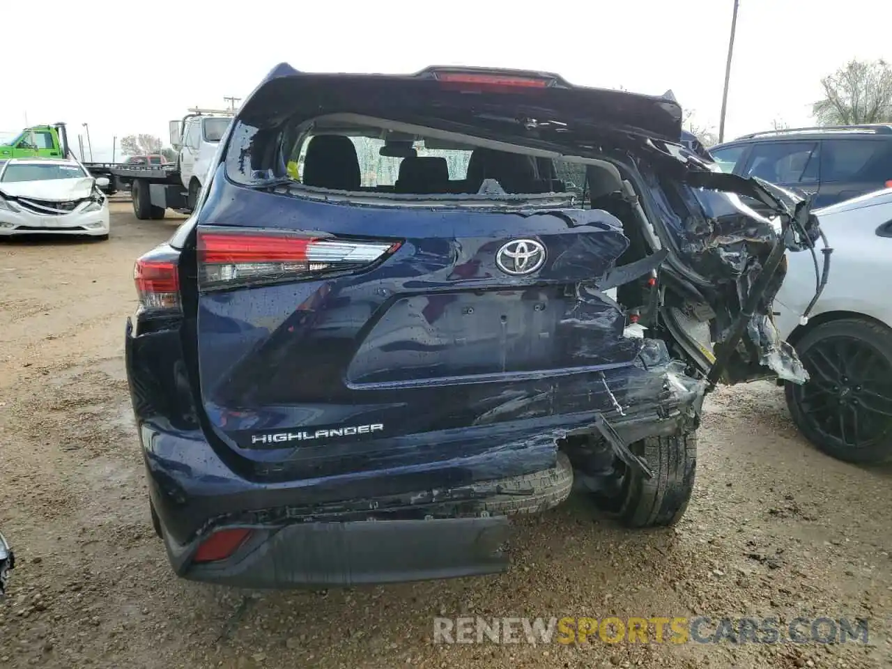 6 Photograph of a damaged car 5TDZZRAH8MS041386 TOYOTA HIGHLANDER 2021