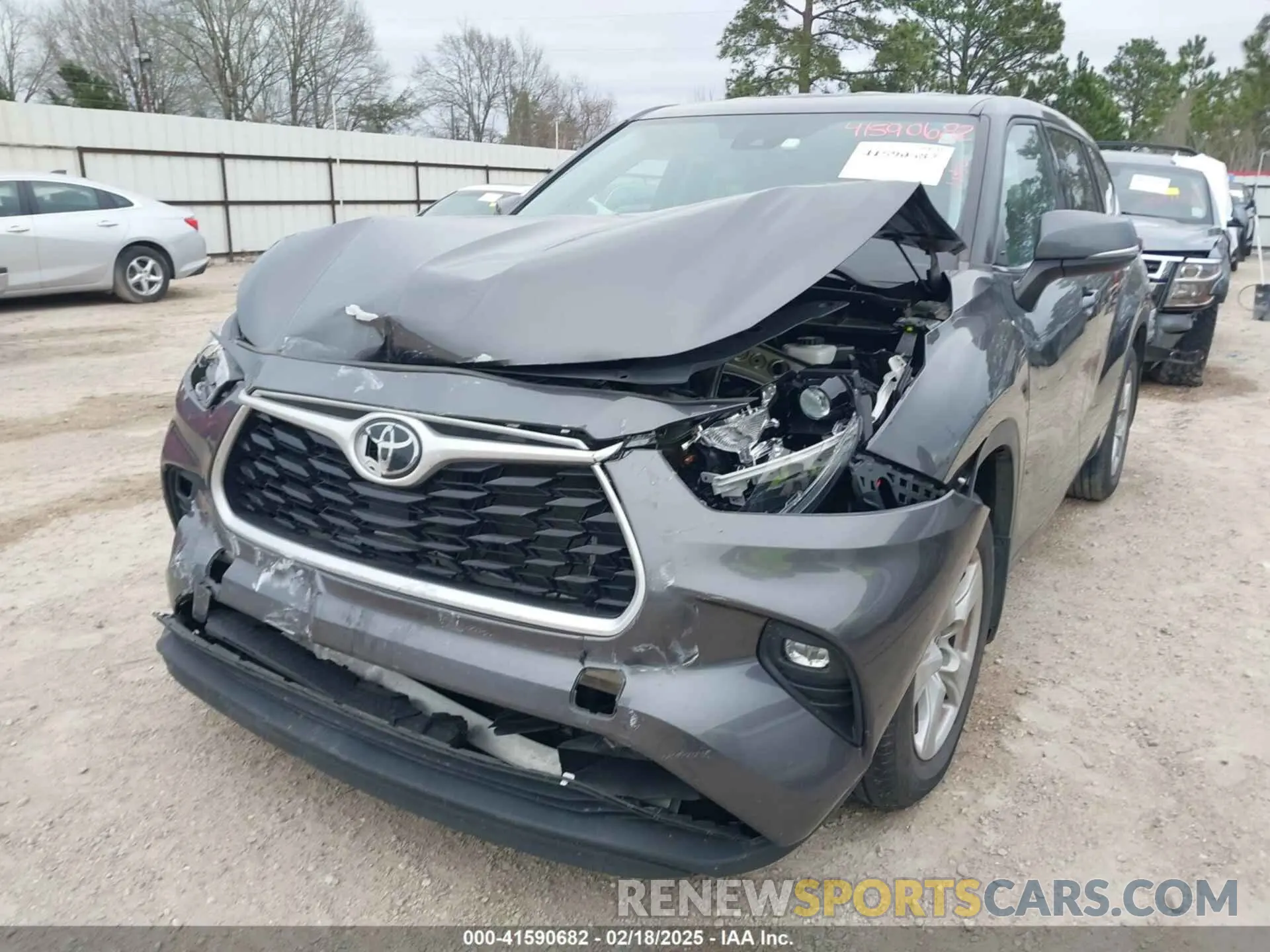 6 Photograph of a damaged car 5TDZZRAH8MS059113 TOYOTA HIGHLANDER 2021
