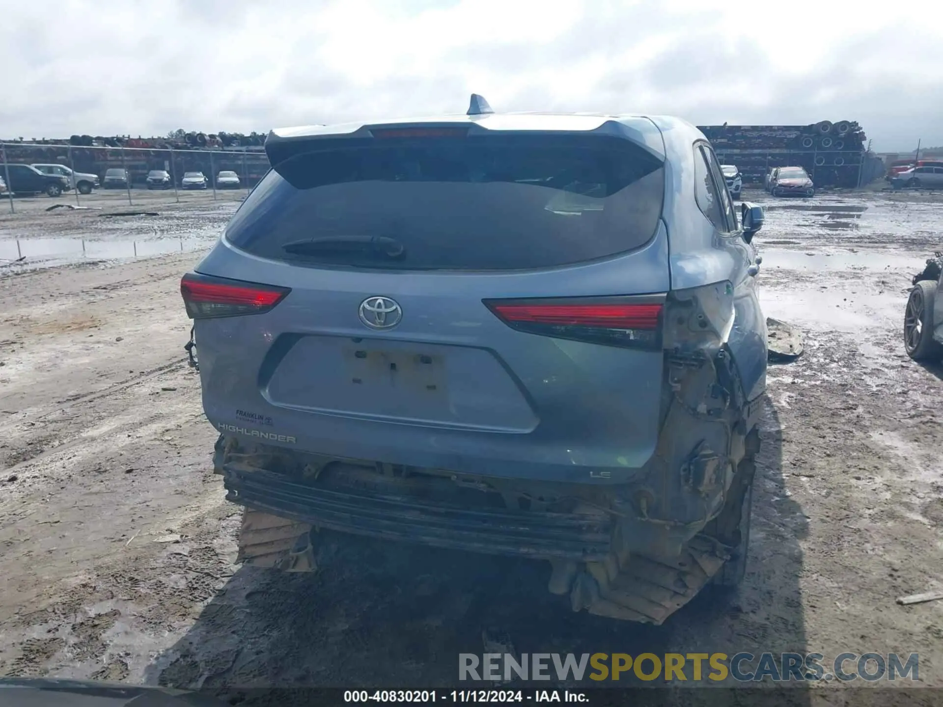 16 Photograph of a damaged car 5TDZZRAH8MS089048 TOYOTA HIGHLANDER 2021