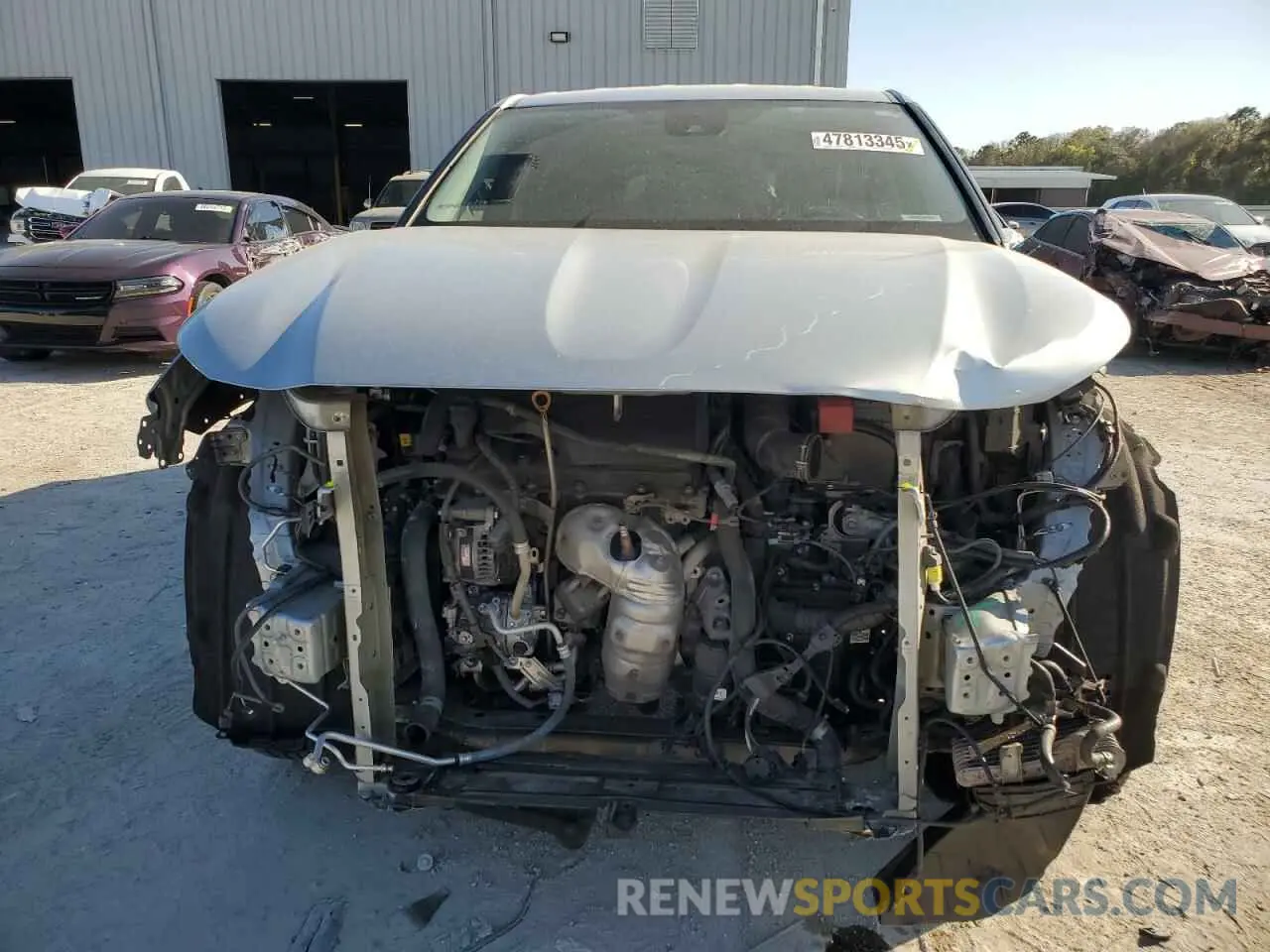5 Photograph of a damaged car 5TDZZRAH8MS519595 TOYOTA HIGHLANDER 2021