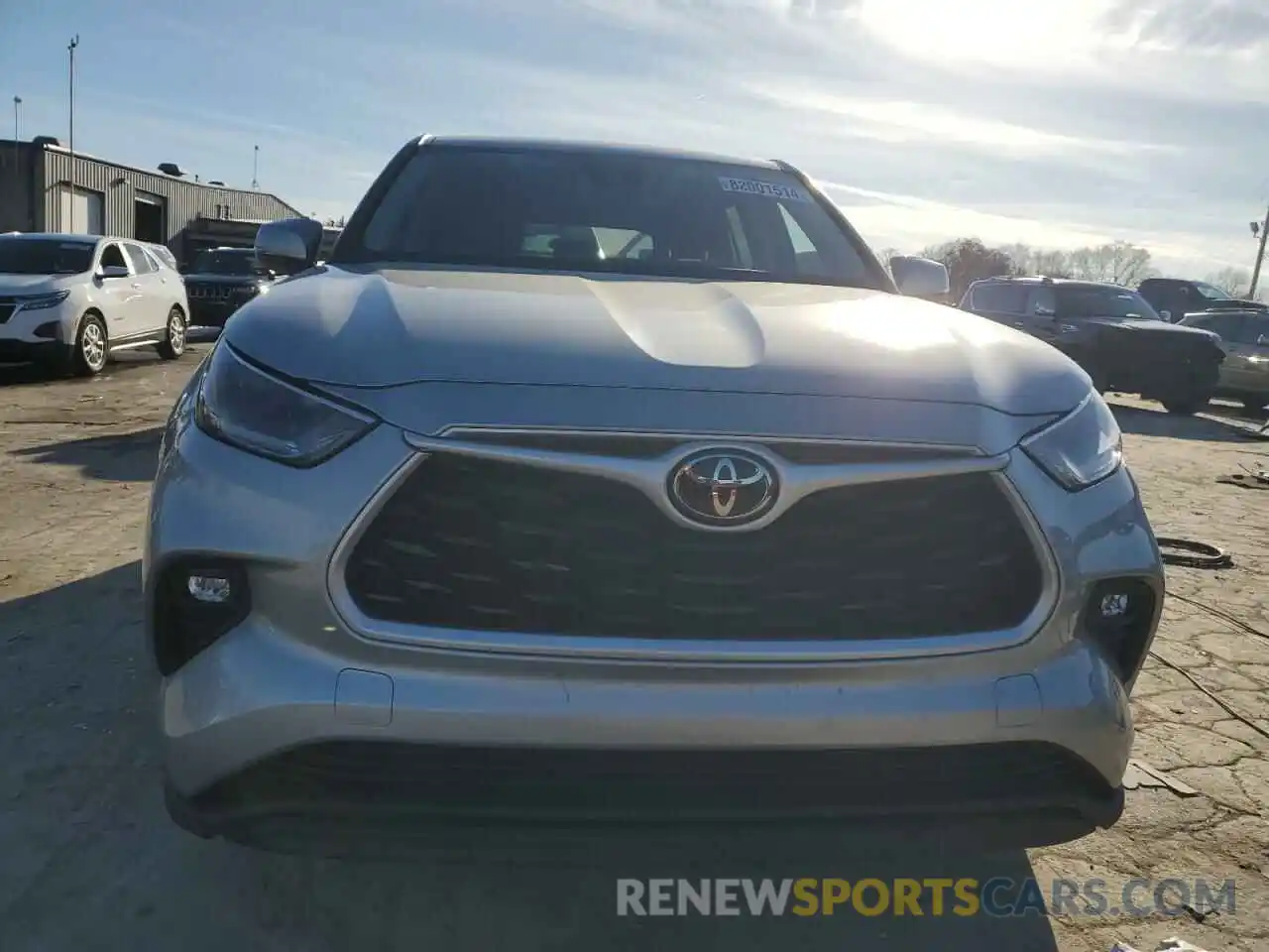 5 Photograph of a damaged car 5TDZZRAH8MS529253 TOYOTA HIGHLANDER 2021