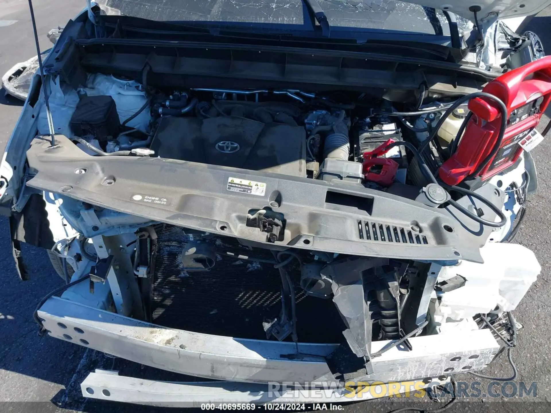 10 Photograph of a damaged car 5TDZZRAH9MS056334 TOYOTA HIGHLANDER 2021