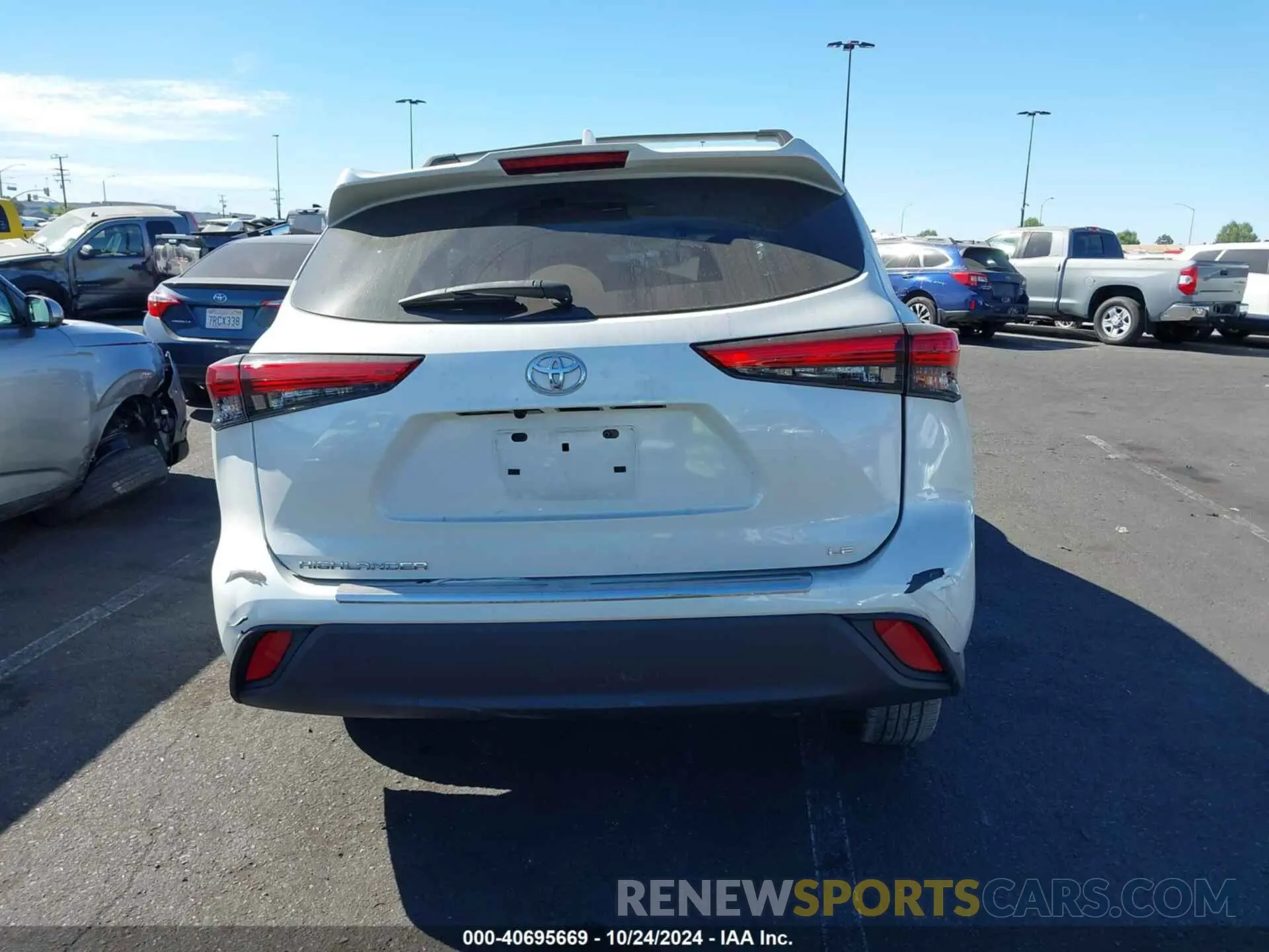 16 Photograph of a damaged car 5TDZZRAH9MS056334 TOYOTA HIGHLANDER 2021