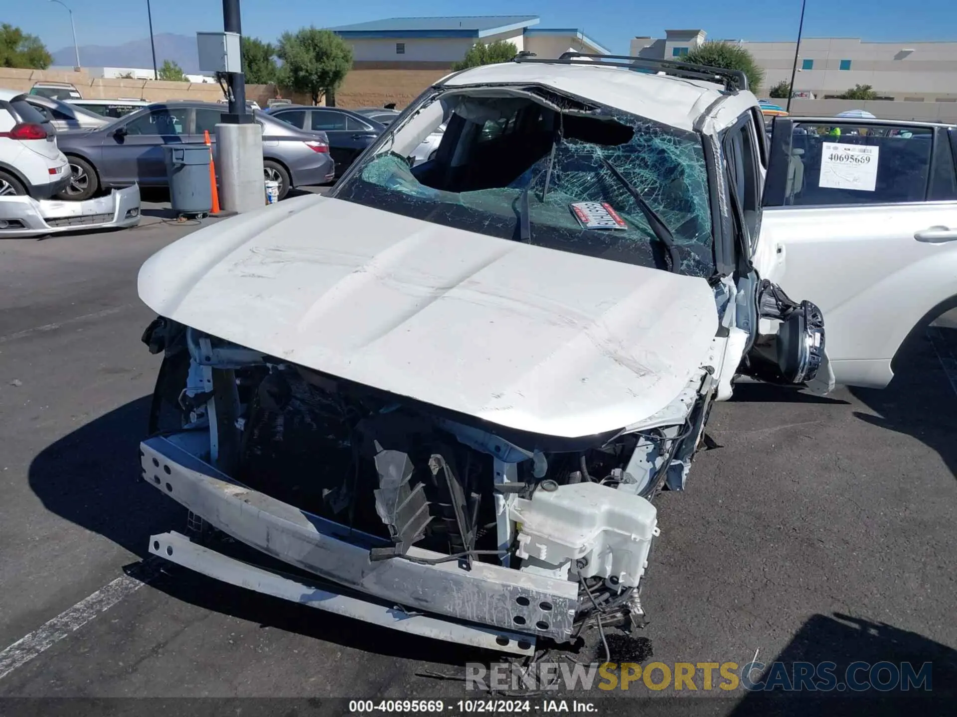 6 Photograph of a damaged car 5TDZZRAH9MS056334 TOYOTA HIGHLANDER 2021