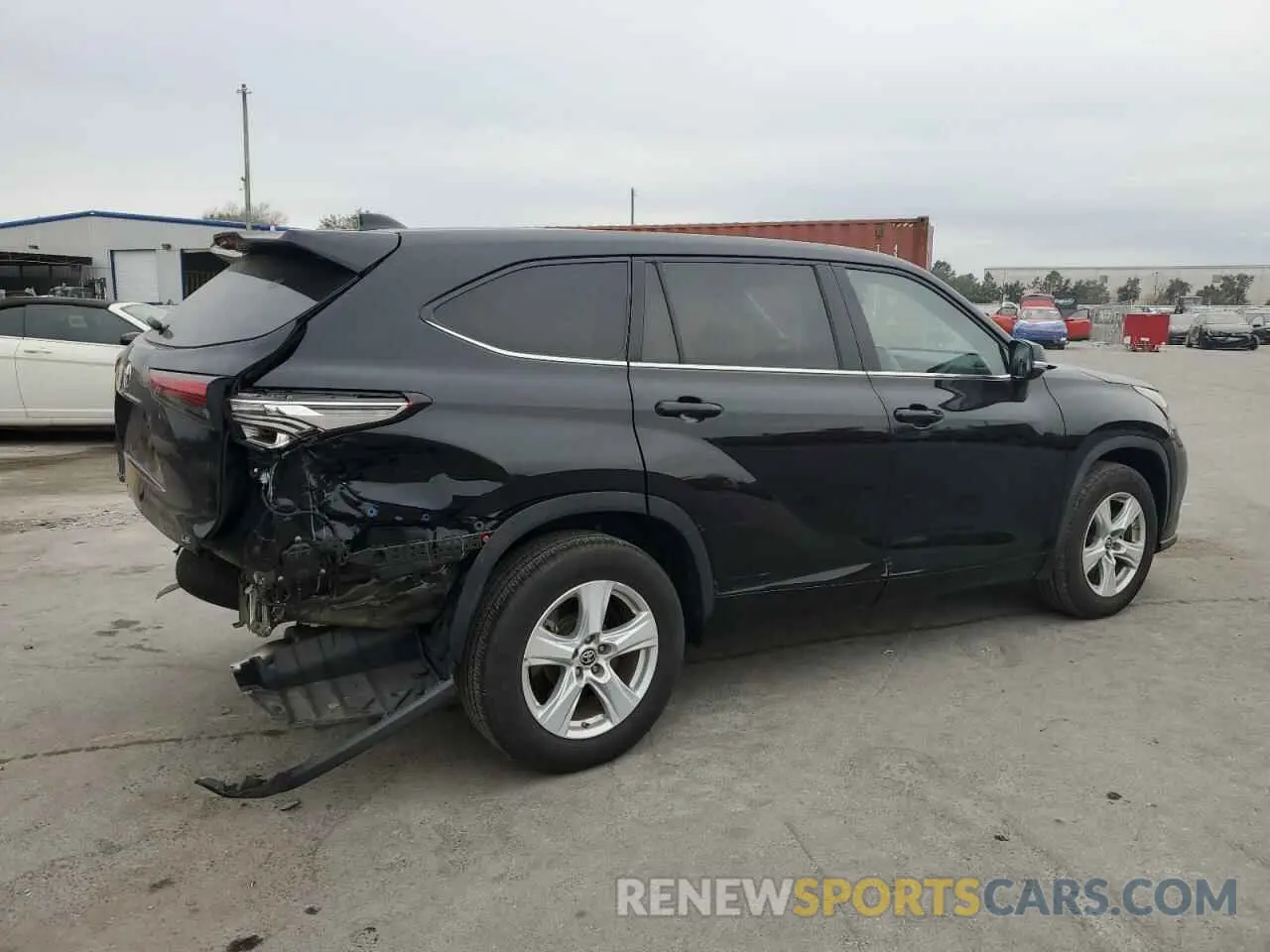 3 Photograph of a damaged car 5TDZZRAH9MS065325 TOYOTA HIGHLANDER 2021